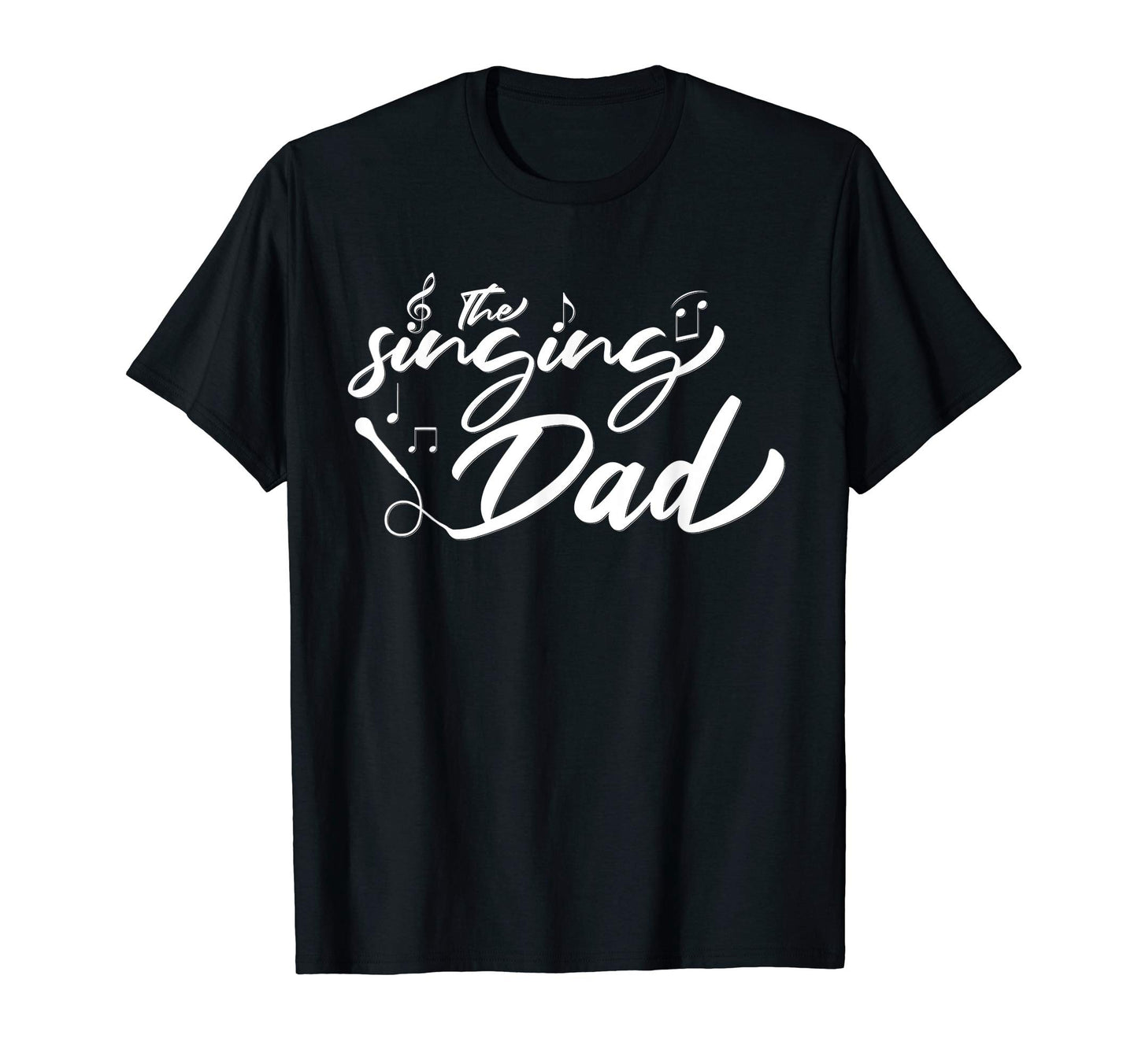 Mens Singing Dad Clef Microphone T-Shirt - Aesthetic Graphic for Adults - T-Shirt, Sweatshirt, Hoodie