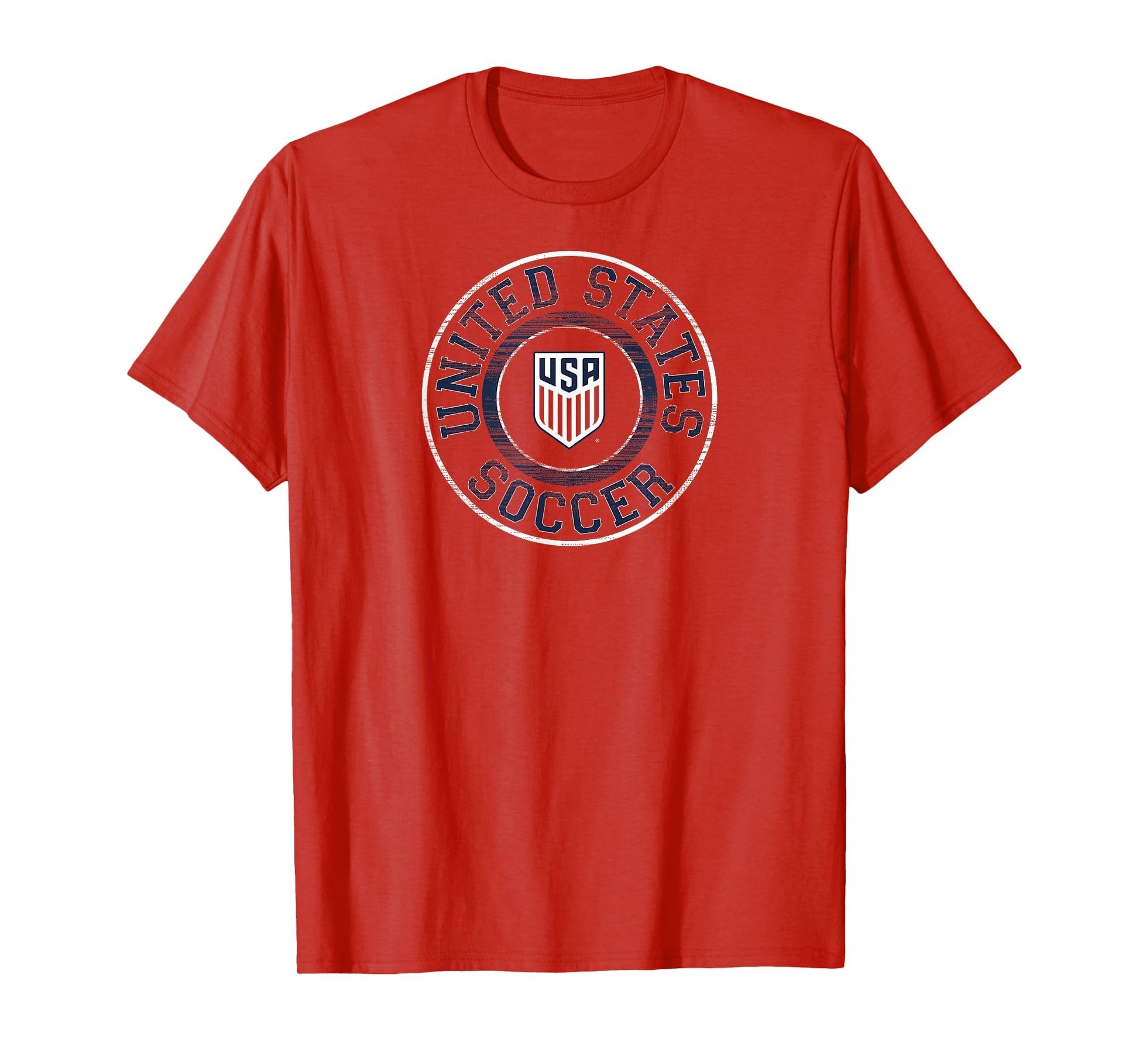 United States Soccer Showtime Red T-Shirt - Minimalist Print for Adults - T-Shirt, Sweatshirt, Hoodie