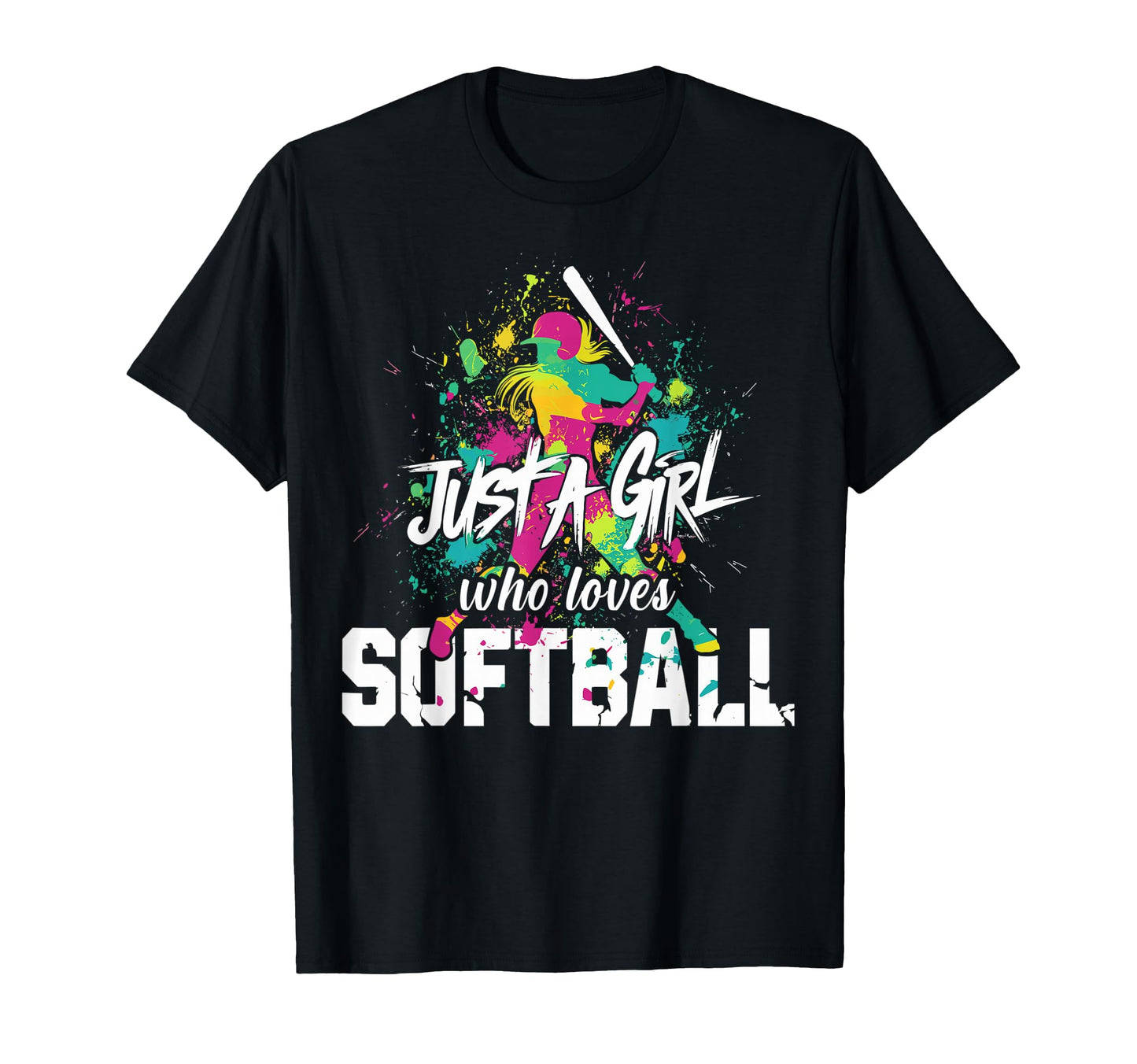 Softball Mom Just Who Loves Softball T-Shirt - Novelty Apparel Unisex - T-Shirt, Sweatshirt, Hoodie