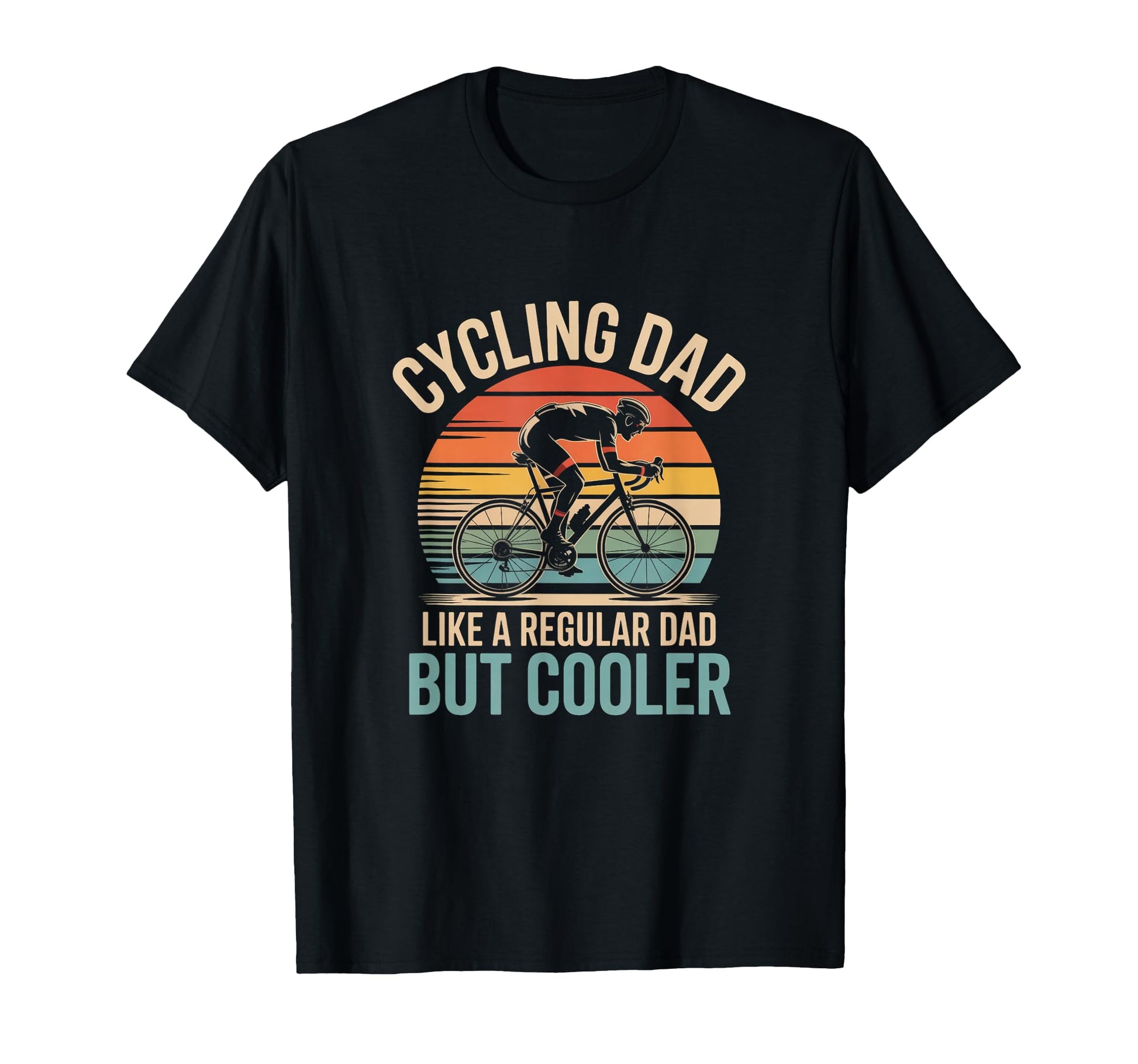 Cycling Dad Like Regular Dad But T-Shirt - Minimalist Print for Adults - T-Shirt, Sweatshirt, Hoodie