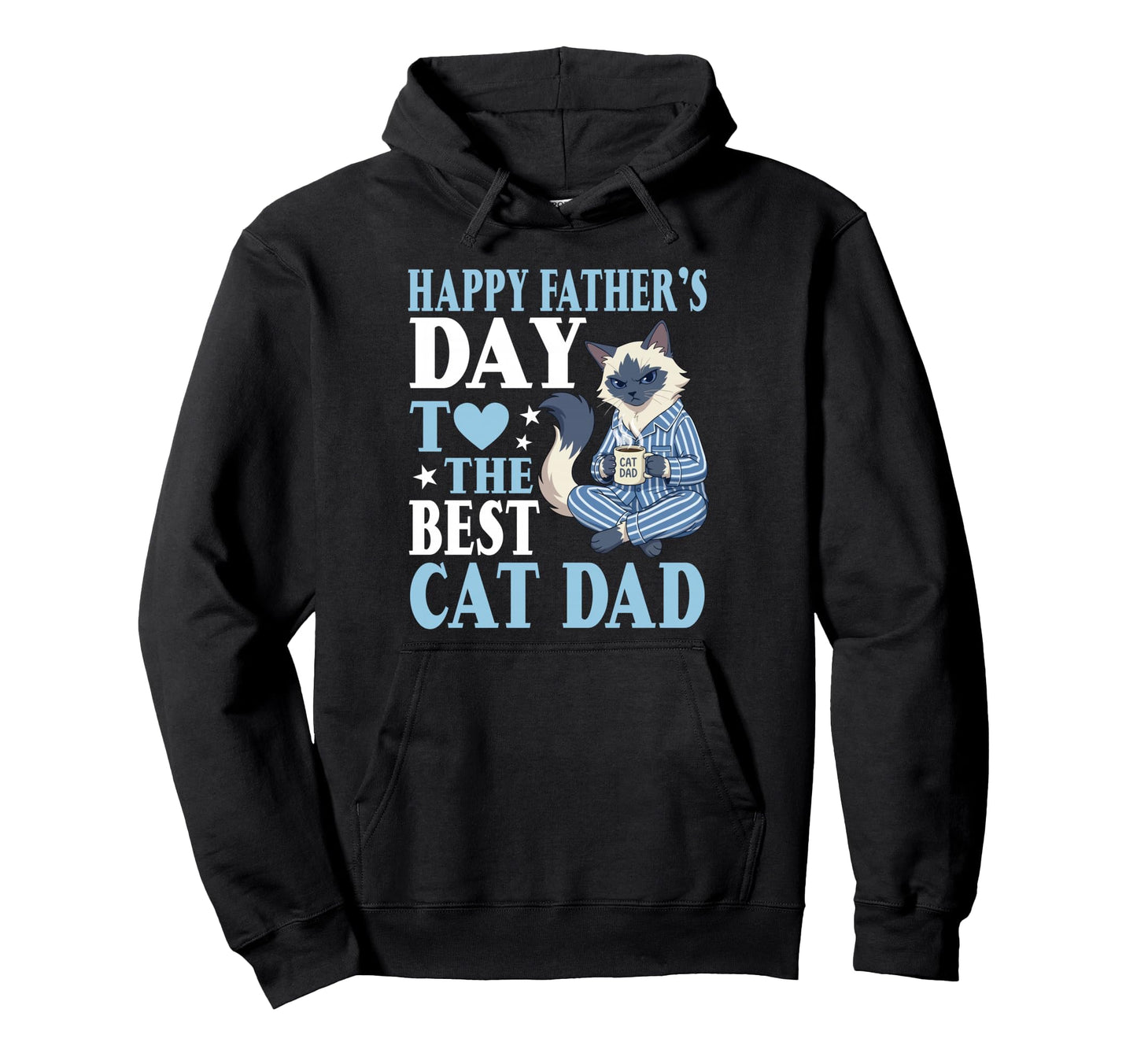 Happy Fathers Day To Best Hoodie - Casual Everyday Wear for Adults - T-Shirt, Sweatshirt, Hoodie