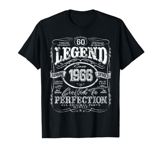 1966 60 Year Old 60Th Birthday T-Shirt - Streetwear Style Men Women - T-Shirt, Sweatshirt, Hoodie