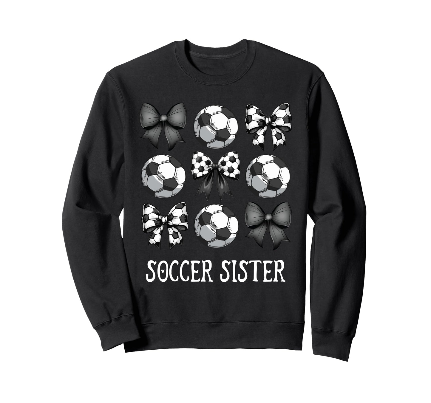 Soccer Sister Outfit Game Day Hoodie - Aesthetic Graphic Unisex - T-Shirt, Sweatshirt, Hoodie