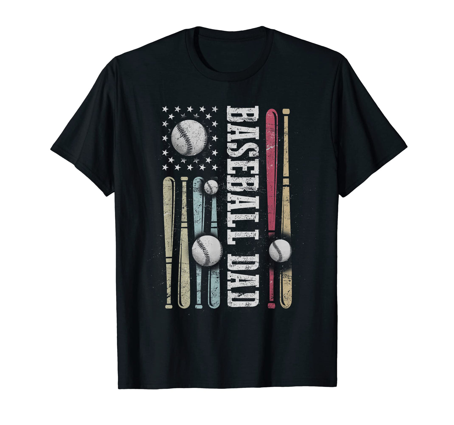 Baseball Dad Fathers Day T-Shirt - Trendy Graphic Men Women - T-Shirt, Sweatshirt, Hoodie