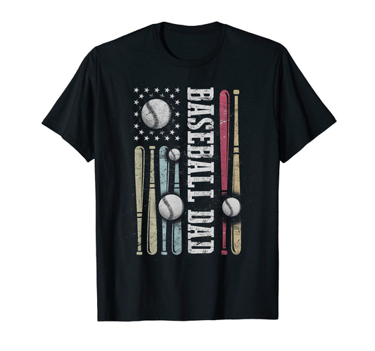 Baseball Dad Fathers Day T-Shirt - Trendy Graphic Men Women - T-Shirt, Sweatshirt, Hoodie