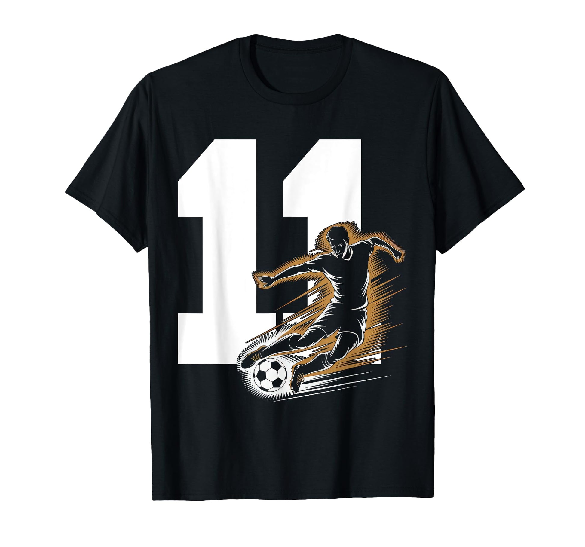 11 Soccer Birthday Gift Soccer Fan T-Shirt - Novelty Apparel Men Women - T-Shirt, Sweatshirt, Hoodie