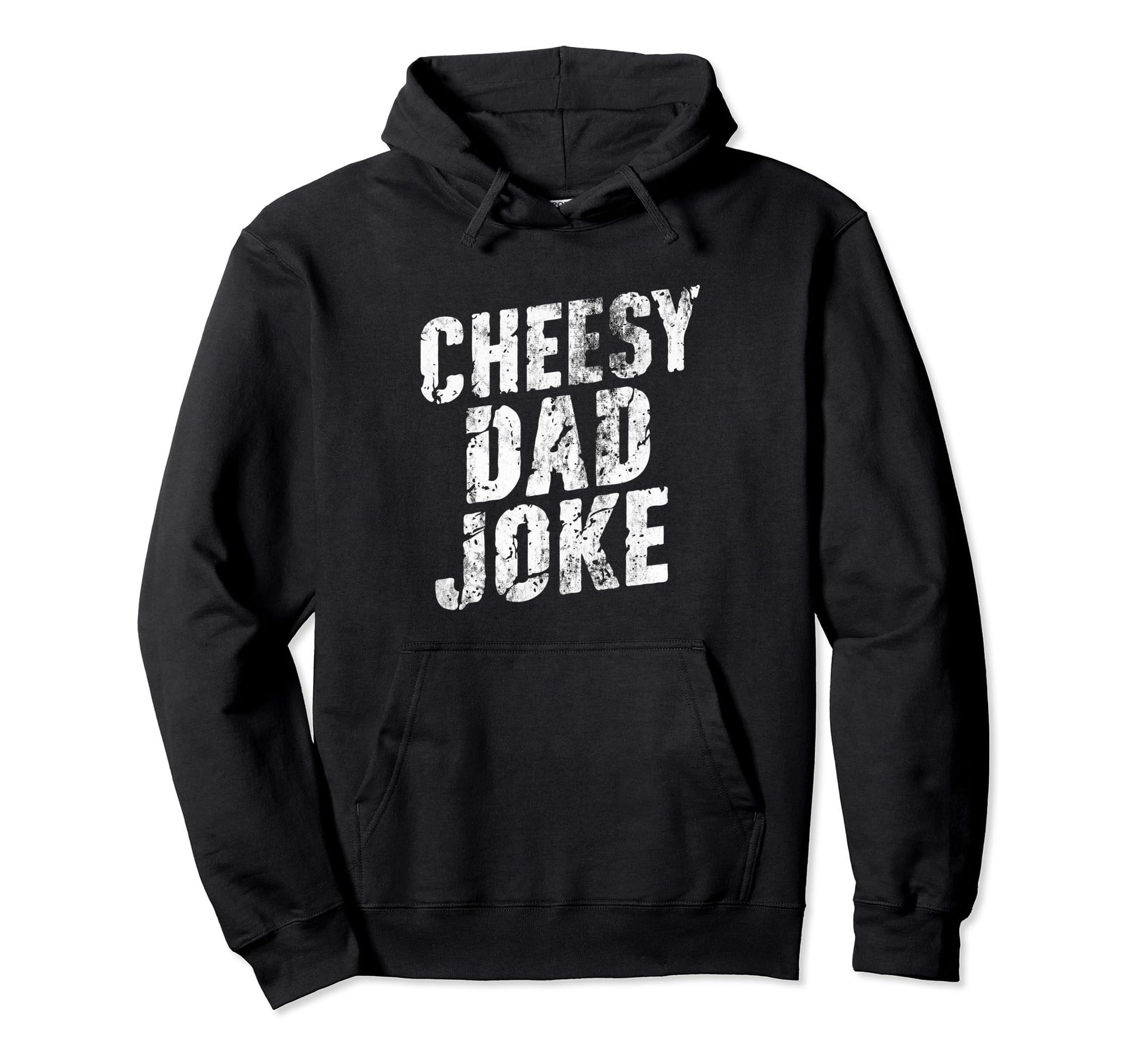 Cheesy Dad Joke Slice Pizza Fathers Day Hoodie - Graphic Print Men Women - T-Shirt, Sweatshirt, Hoodie