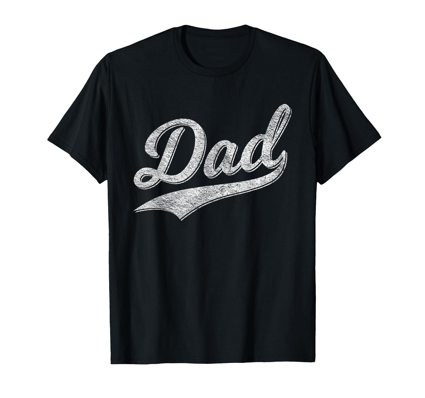 Dad Fathers Day Baseball Script Cursive T-Shirt - Custom Art Print Unisex - T-Shirt, Sweatshirt, Hoodie
