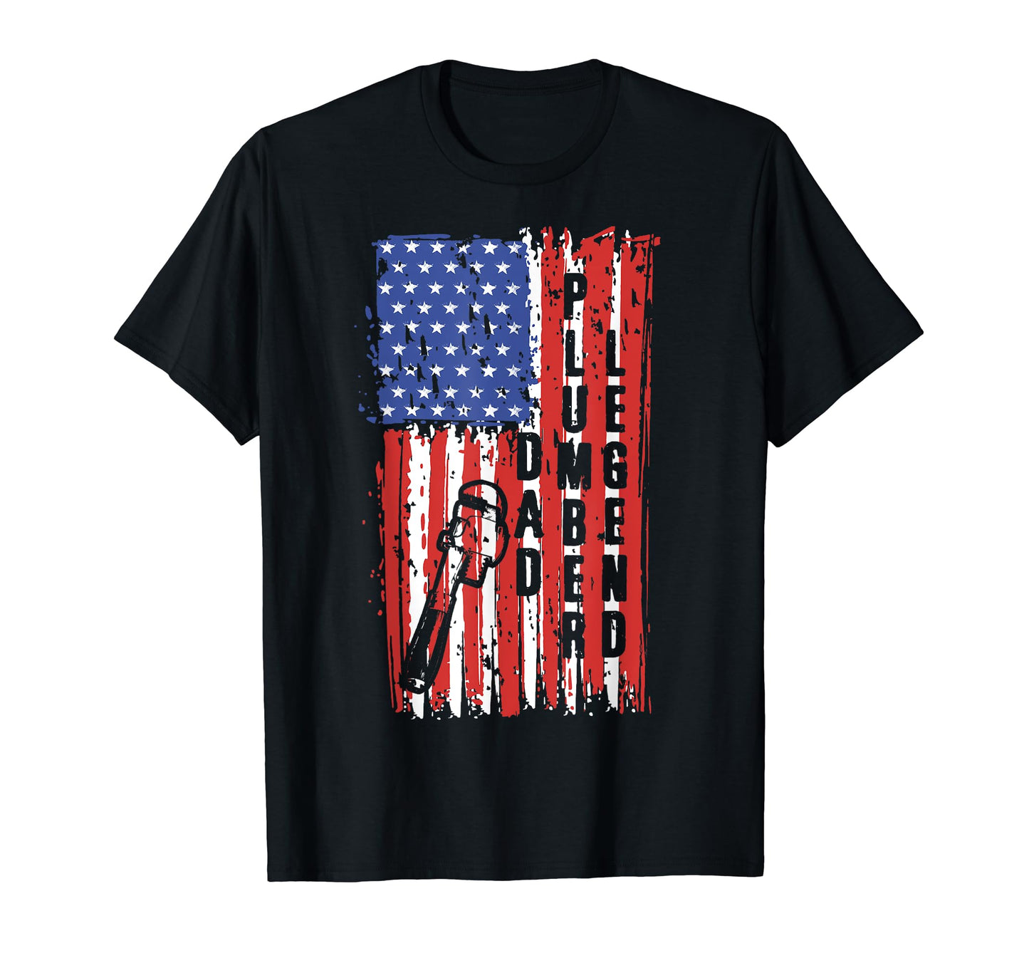 Us Flag Dad Legend Plumber Plumbing T-Shirt - Graphic Print for Adults - T-Shirt, Sweatshirt, Hoodie