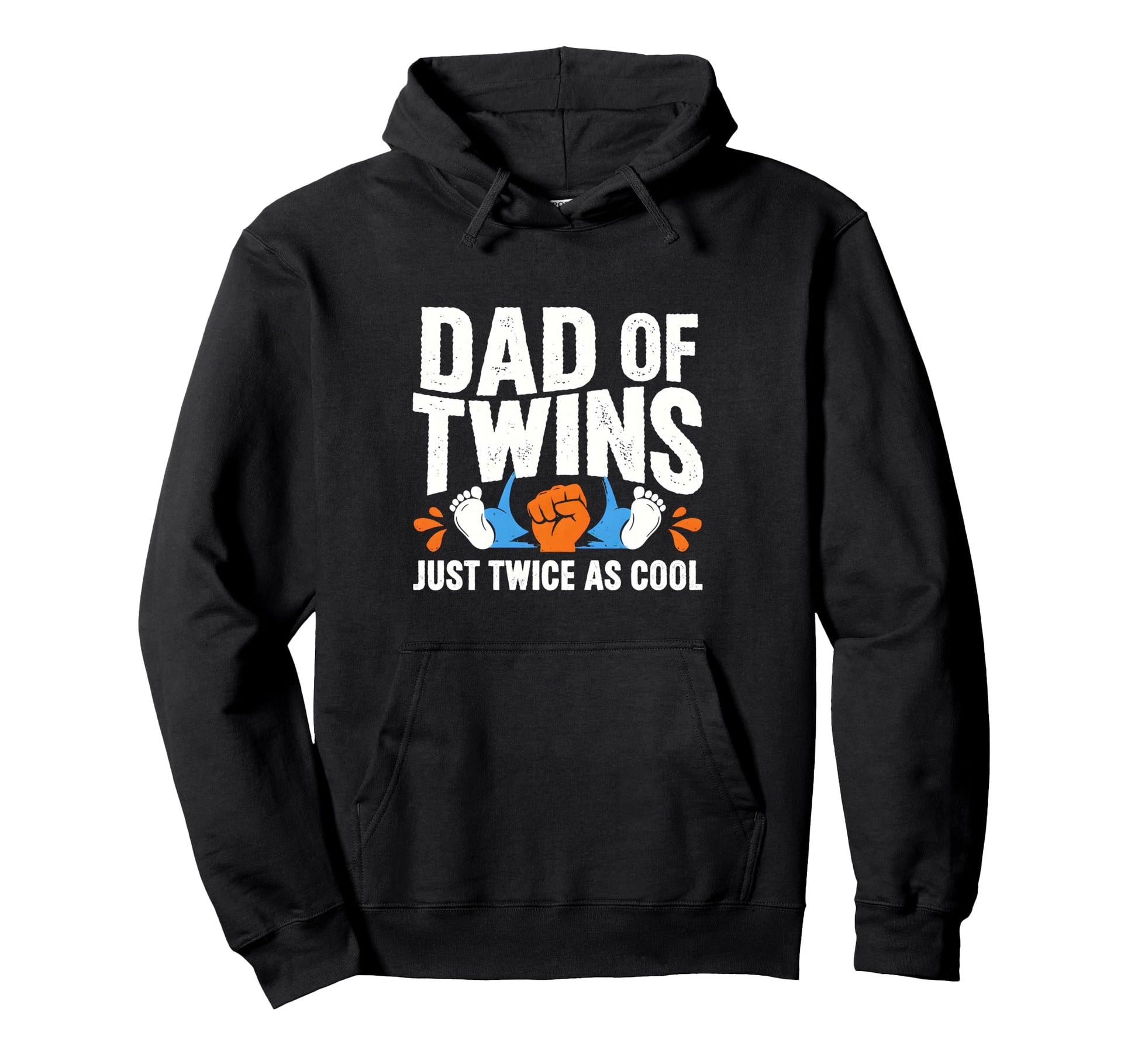 Dad Twins Just Twice As Twin Dad Hoodie - Unique Graphic Unisex - T-Shirt, Sweatshirt, Hoodie