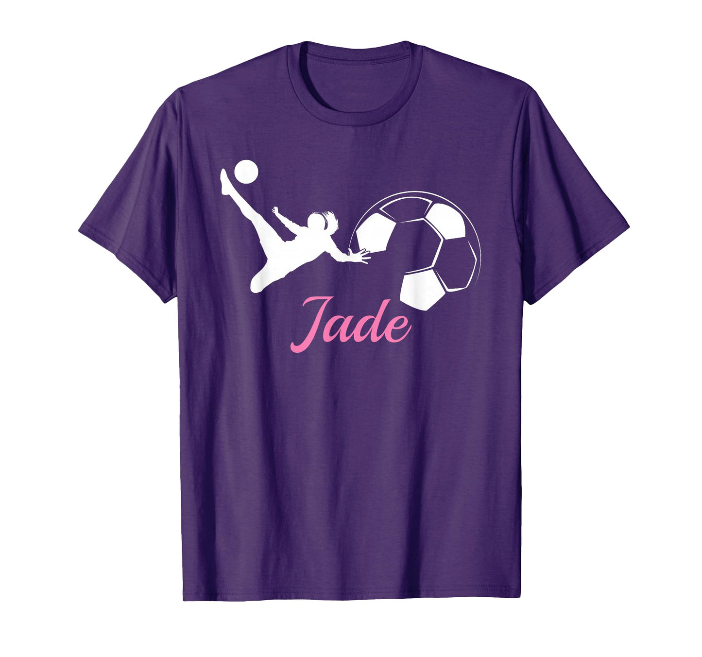 Jade Name Gift Personalized Soccer T-Shirt - Novelty Apparel for Adults - T-Shirt, Sweatshirt, Hoodie
