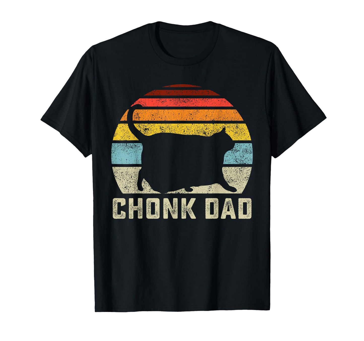 Chonk Cat Dad Scale Meme Funny T-Shirt - Aesthetic Graphic for Adults - T-Shirt, Sweatshirt, Hoodie