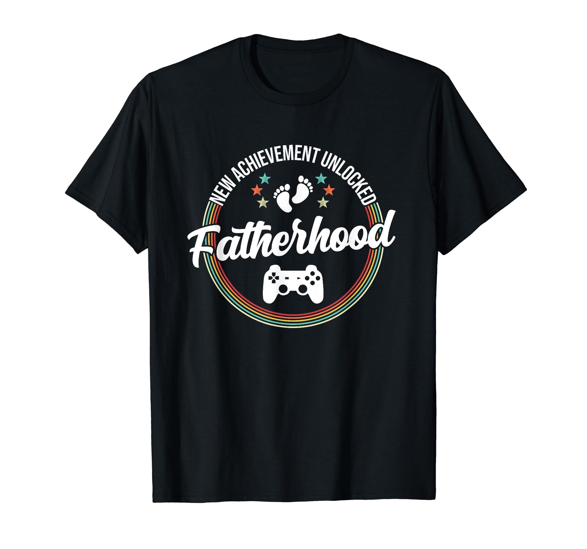 Achievement Unlocked Fatherhood Shower T-Shirt - Trendy Graphic for Adults - T-Shirt, Sweatshirt, Hoodie