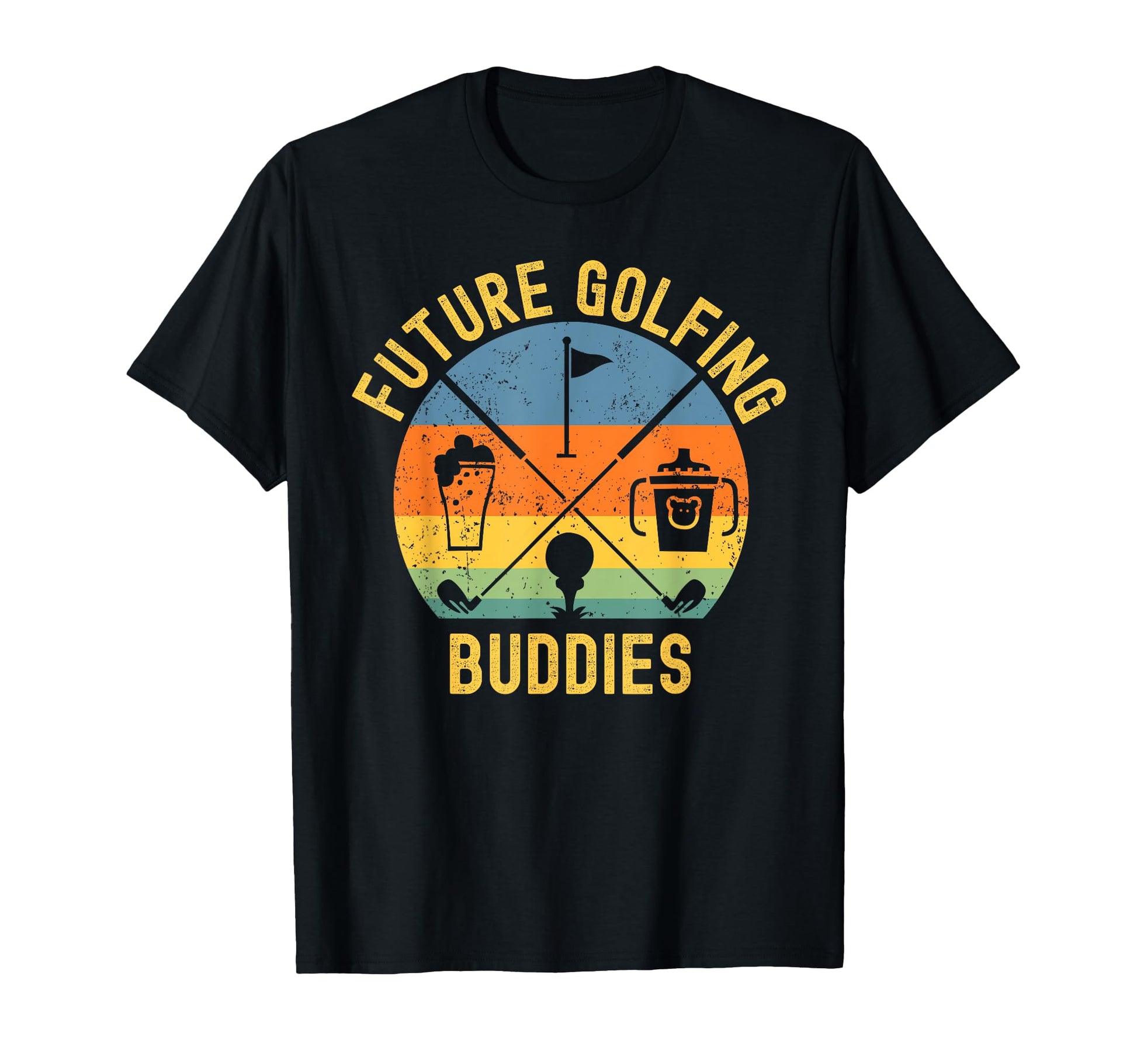 Future Golfing Buddies Golf Dad Father T-Shirt - Minimalist Print Unisex - T-Shirt, Sweatshirt, Hoodie