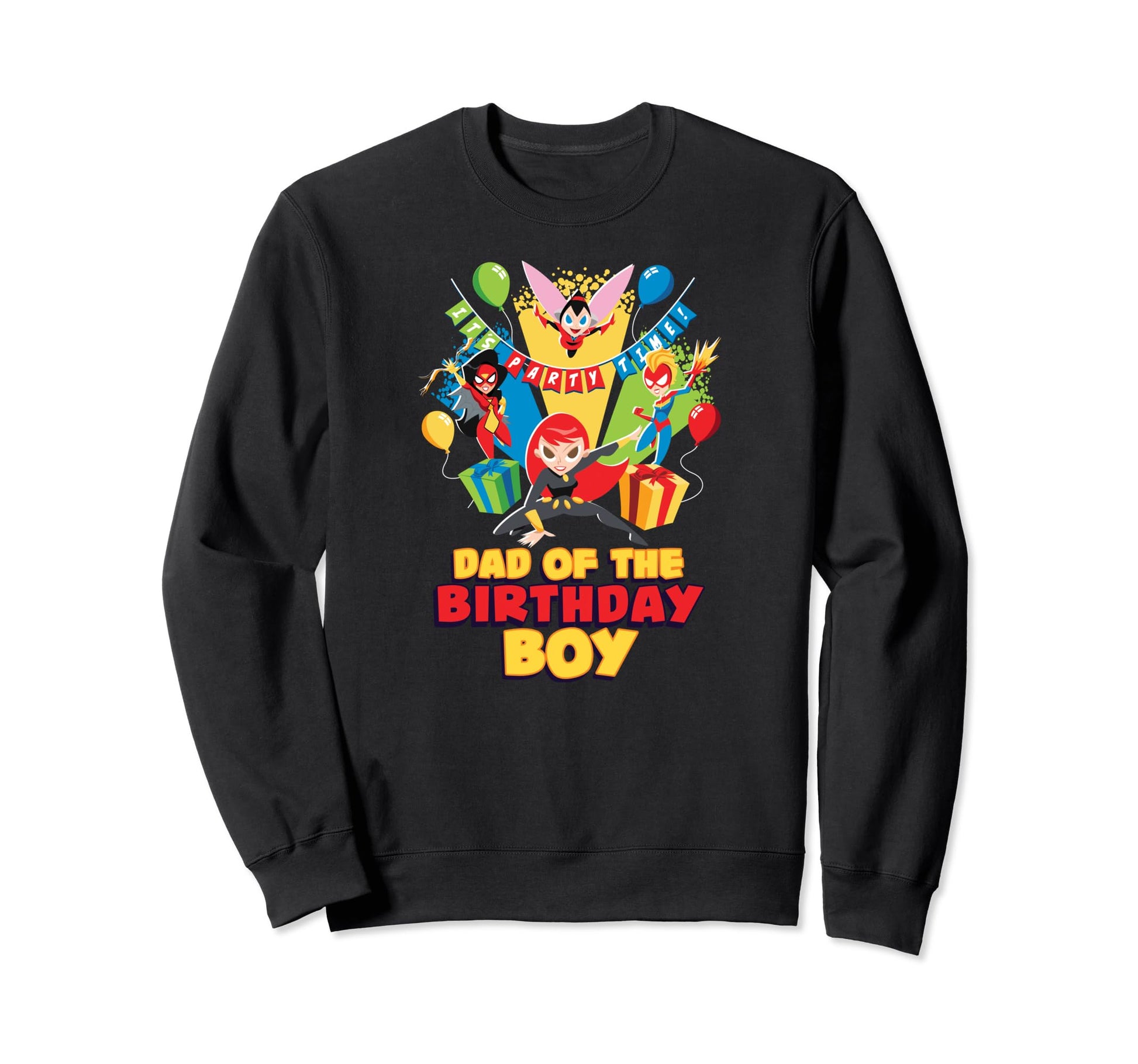 Marvel Super Family Party Dad Sweatshirt - Streetwear Style Men Women - T-Shirt, Sweatshirt, Hoodie