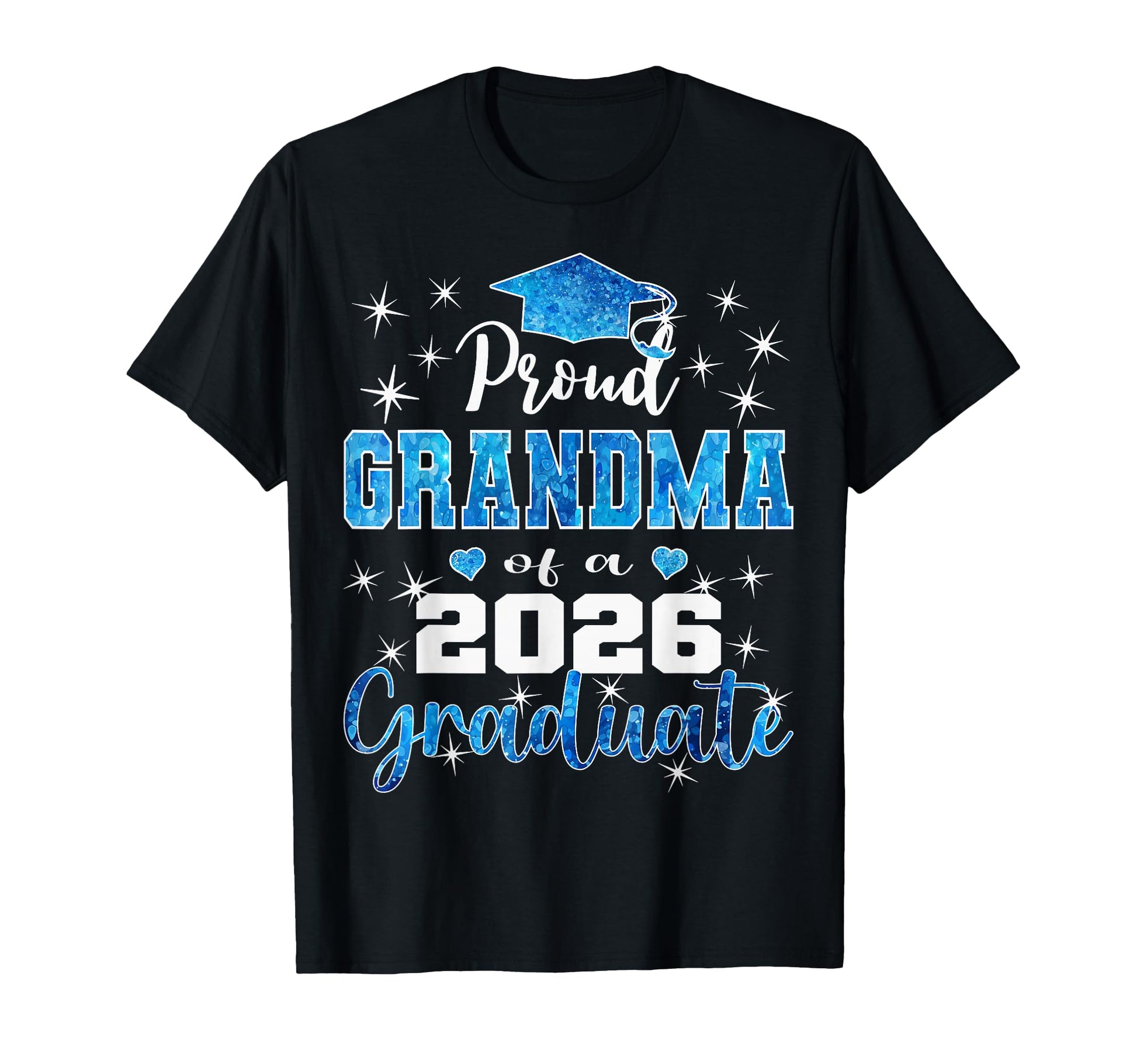 Super Proud Grandma 2026 Graduate T-Shirt - Custom Art Print Unisex - T-Shirt, Sweatshirt, Hoodie