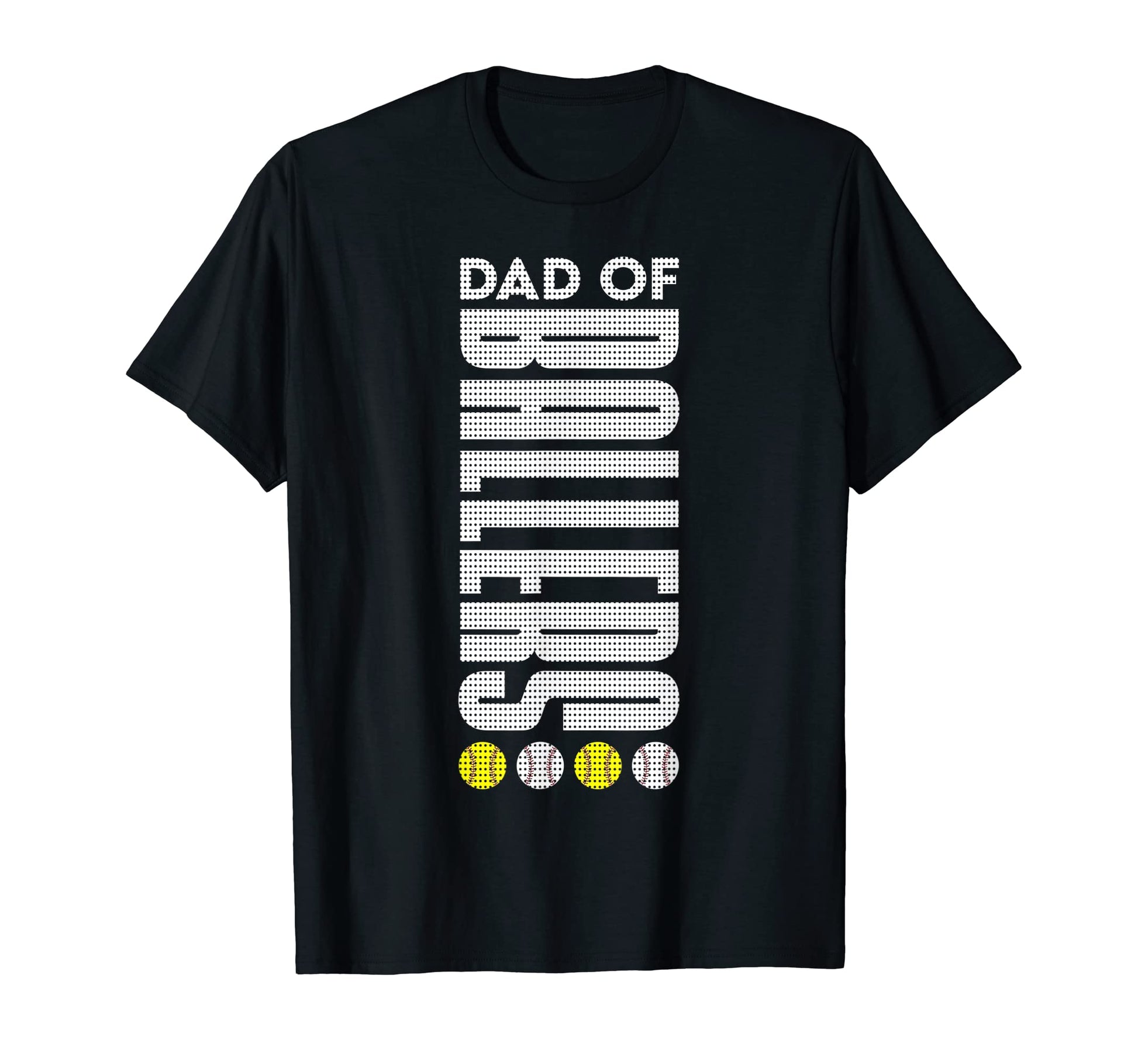 Dad Ballers Dad Baseball And Softball T-Shirt - Trendy Graphic for Adults - T-Shirt, Sweatshirt, Hoodie