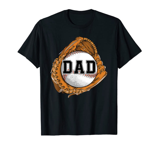 Baseball Dad Baseball Lover T-Shirt - Casual Everyday Wear for Adults - T-Shirt, Sweatshirt, Hoodie