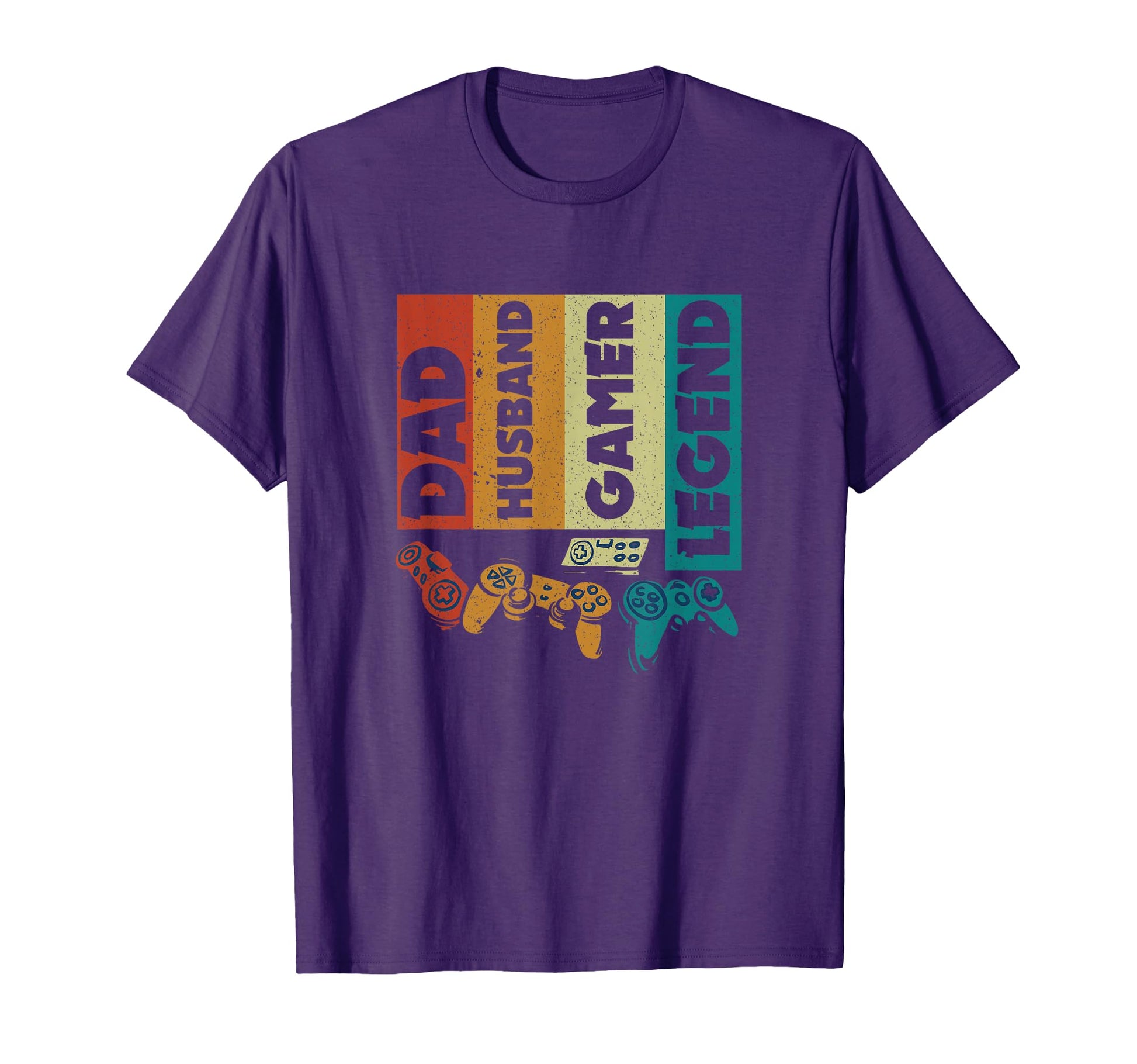 Dad Husband Gamer Legend Dad Video T-Shirt - Casual Everyday Wear Unisex - T-Shirt, Sweatshirt, Hoodie