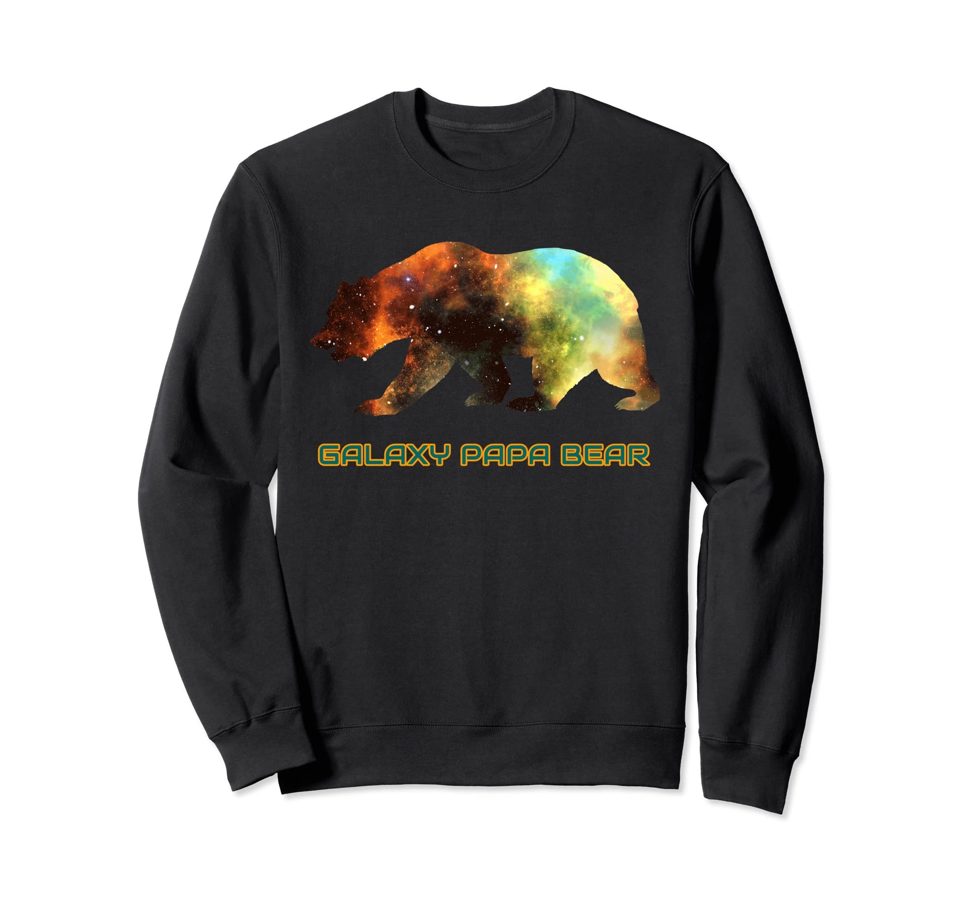 Galaxy Papa Bear Impressive Sweatshirt - Minimalist Print for Adults - T-Shirt, Sweatshirt, Hoodie