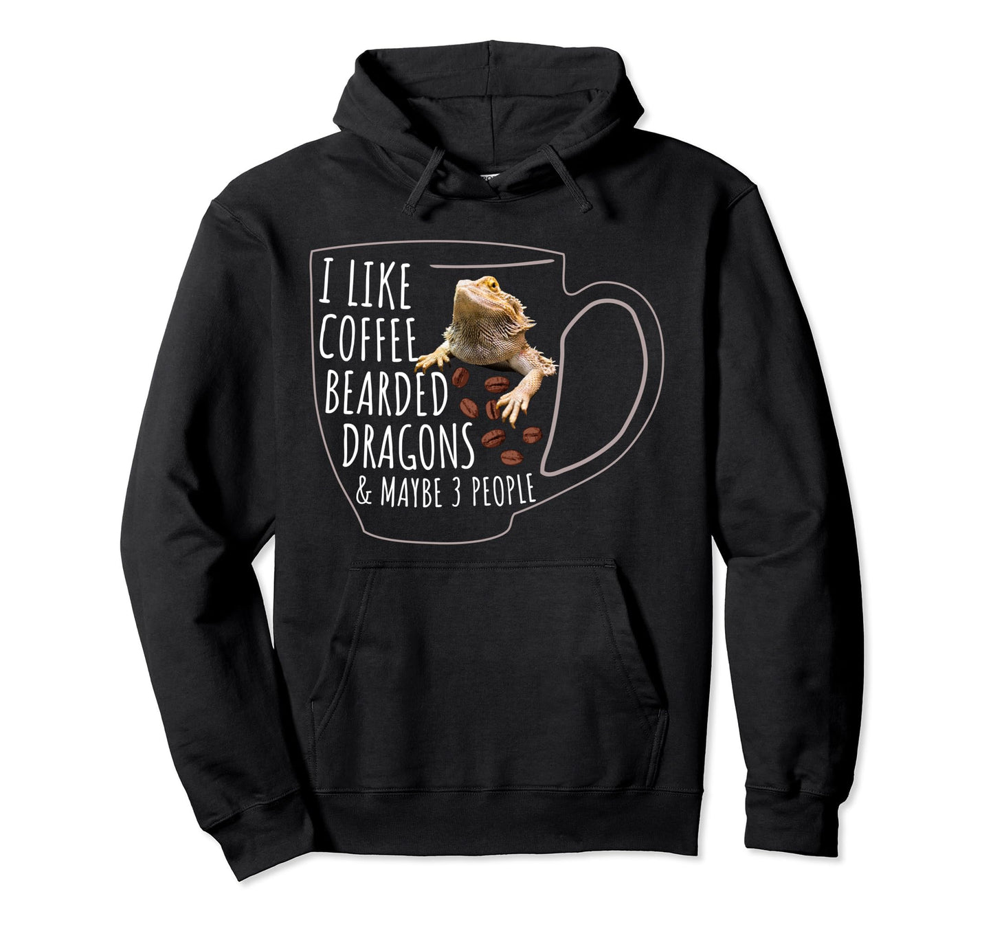 I Like Coffee Bearded Dragons And Hoodie - Aesthetic Graphic Men Women - T-Shirt, Sweatshirt, Hoodie