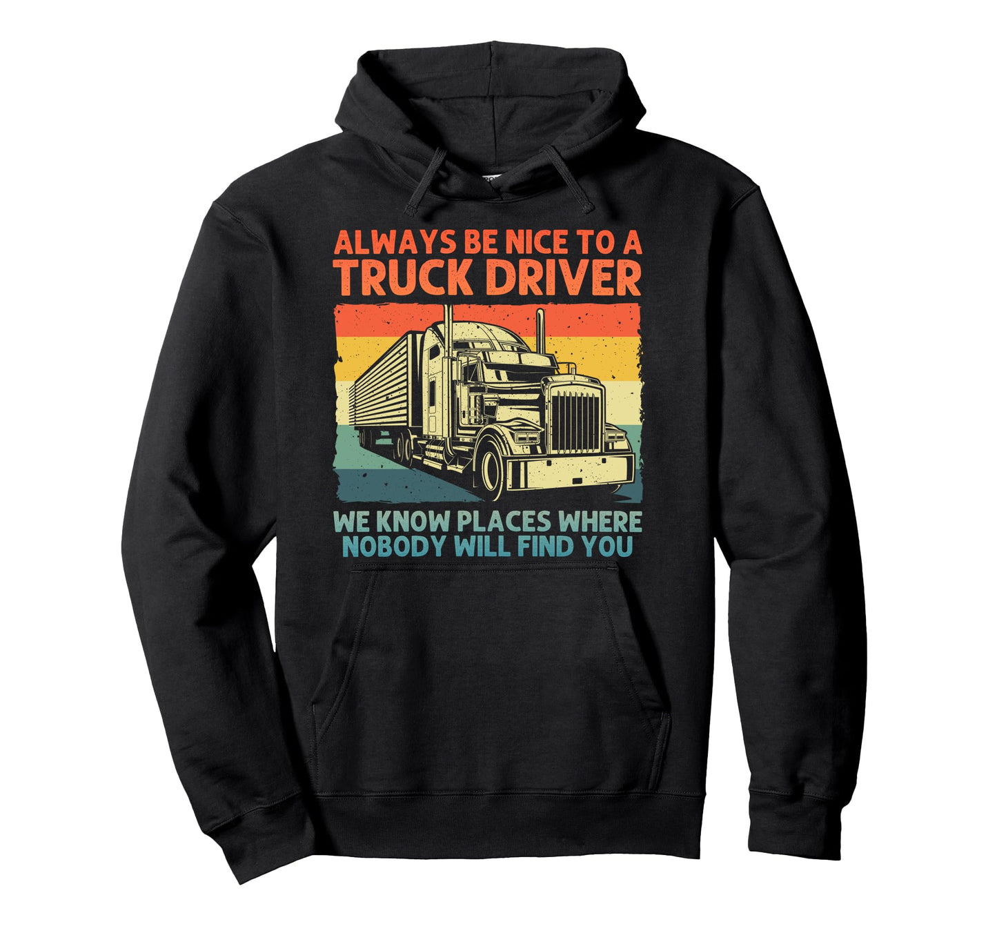 Best Truck Driver Art Dad Trucking Cdl Hoodie - Minimalist Print Unisex - T-Shirt, Sweatshirt, Hoodie