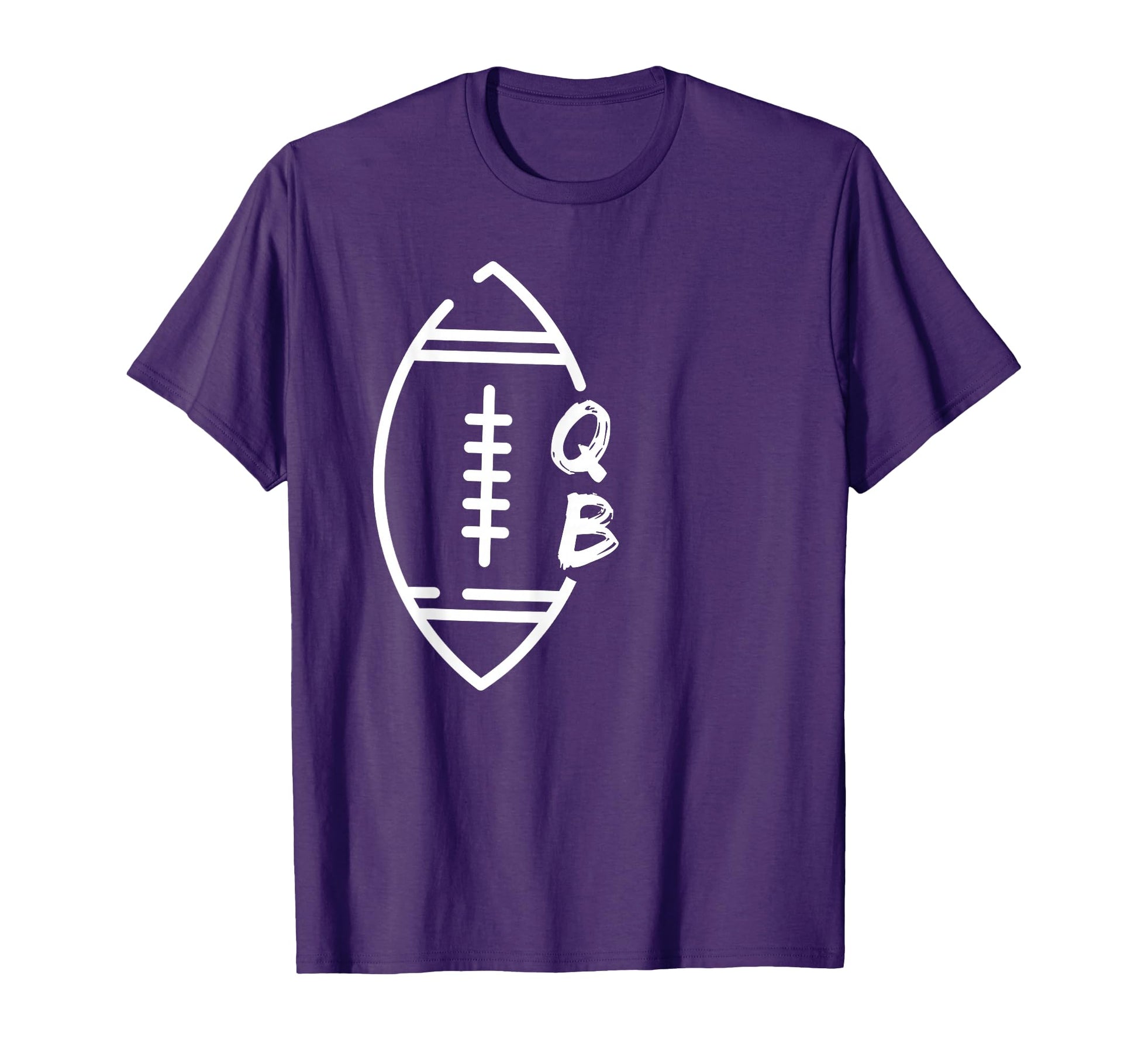 Quarterback Qb Football Position Team T-Shirt - Minimalist Print for Adults - T-Shirt, Sweatshirt, Hoodie