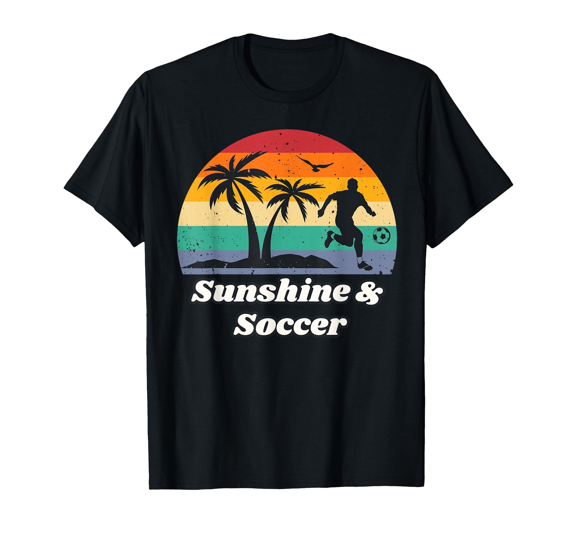 Sunshine Soccer Stuff Soccer Player Summer T-Shirt - Trendy Graphic Unisex - T-Shirt, Sweatshirt, Hoodie