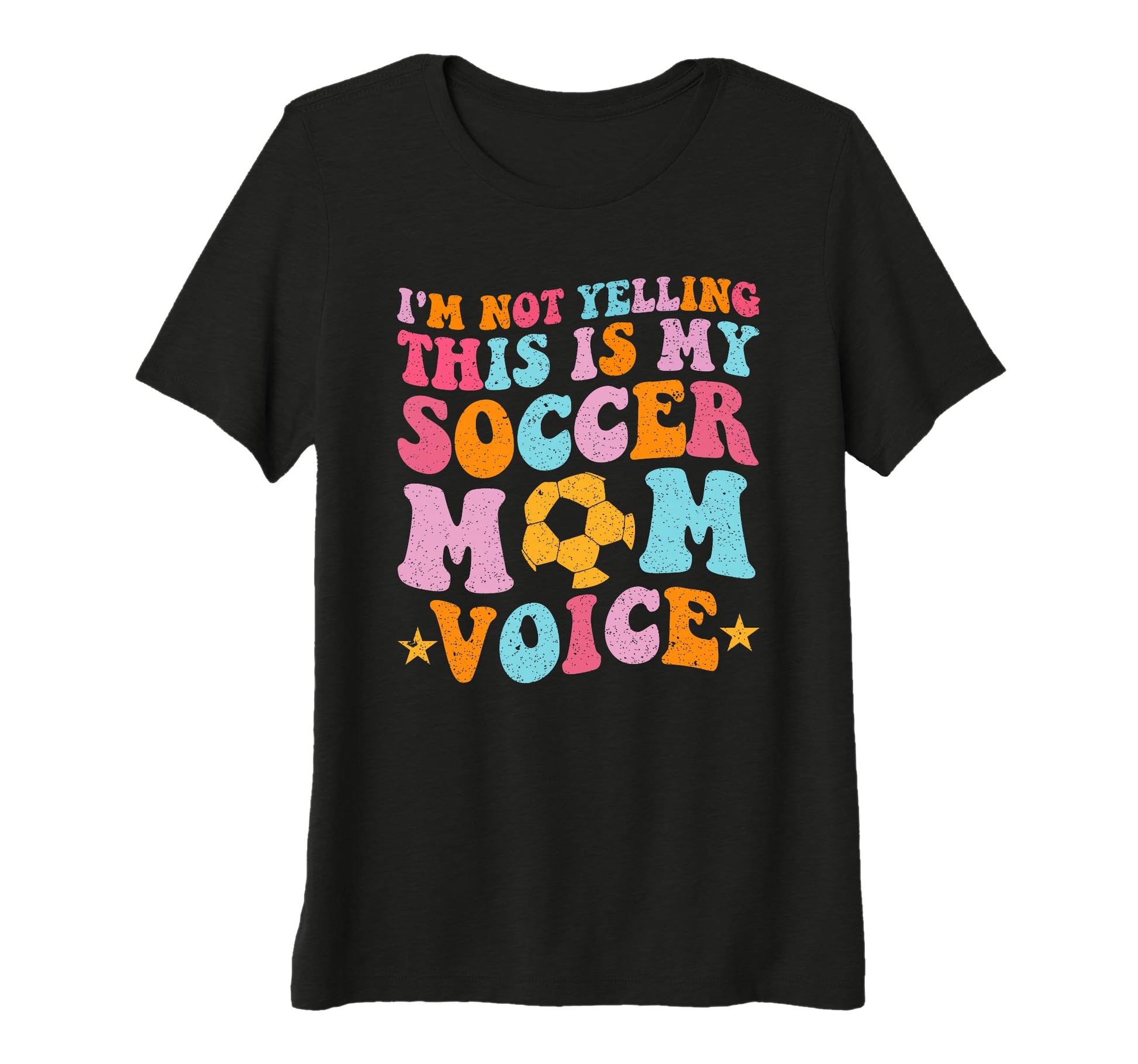 Womens This Is My Soccer Mom Voice T-Shirt - Aesthetic Graphic for Adults - T-Shirt, Sweatshirt, Hoodie