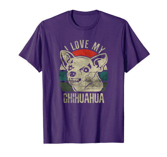 Angry Chihuahua I Love My Chihuahua T-Shirt - Aesthetic Graphic for Adults - T-Shirt, Sweatshirt, Hoodie