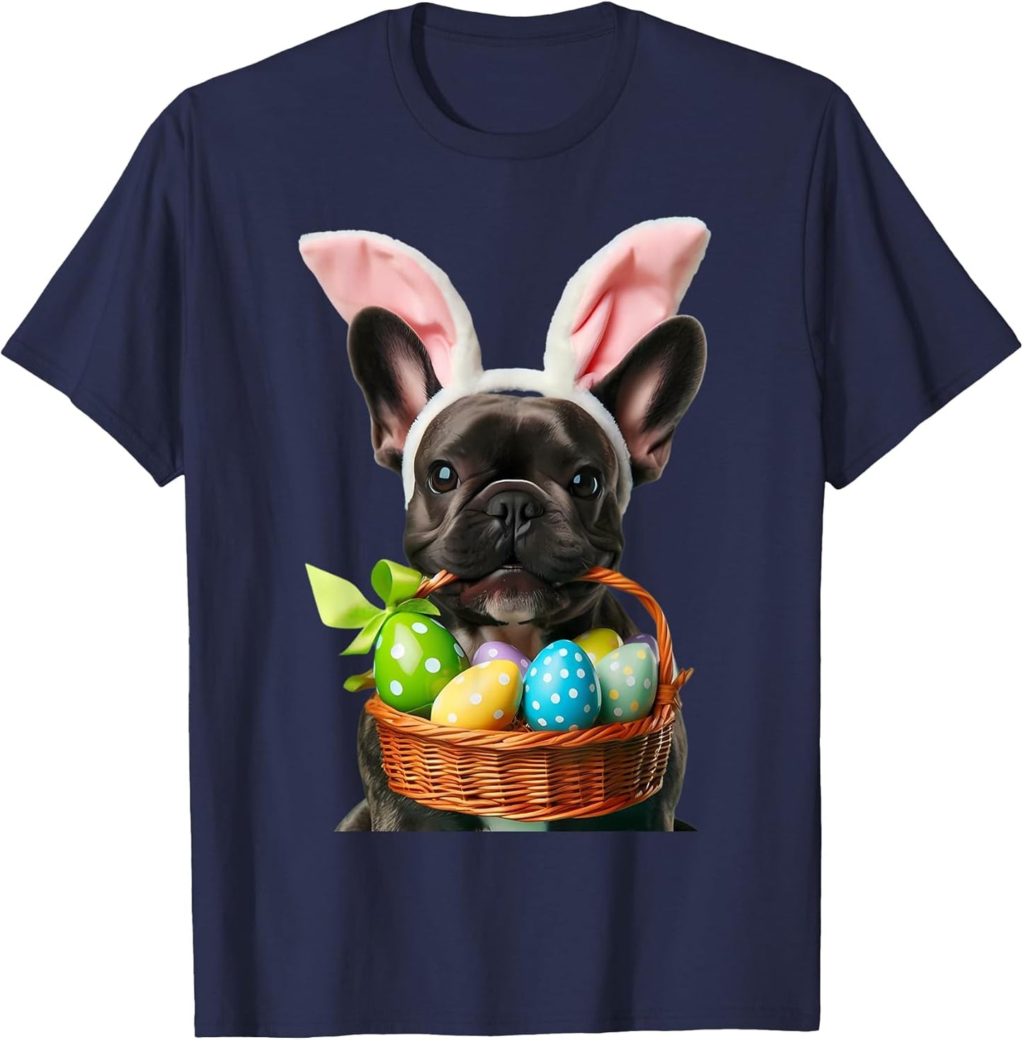 Easter French Bulldog Merch Unisex T-shirt, Sweatshirt, Hoodie, Long Sleeve Tee - T-Shirt, Sweatshirt, Hoodie
