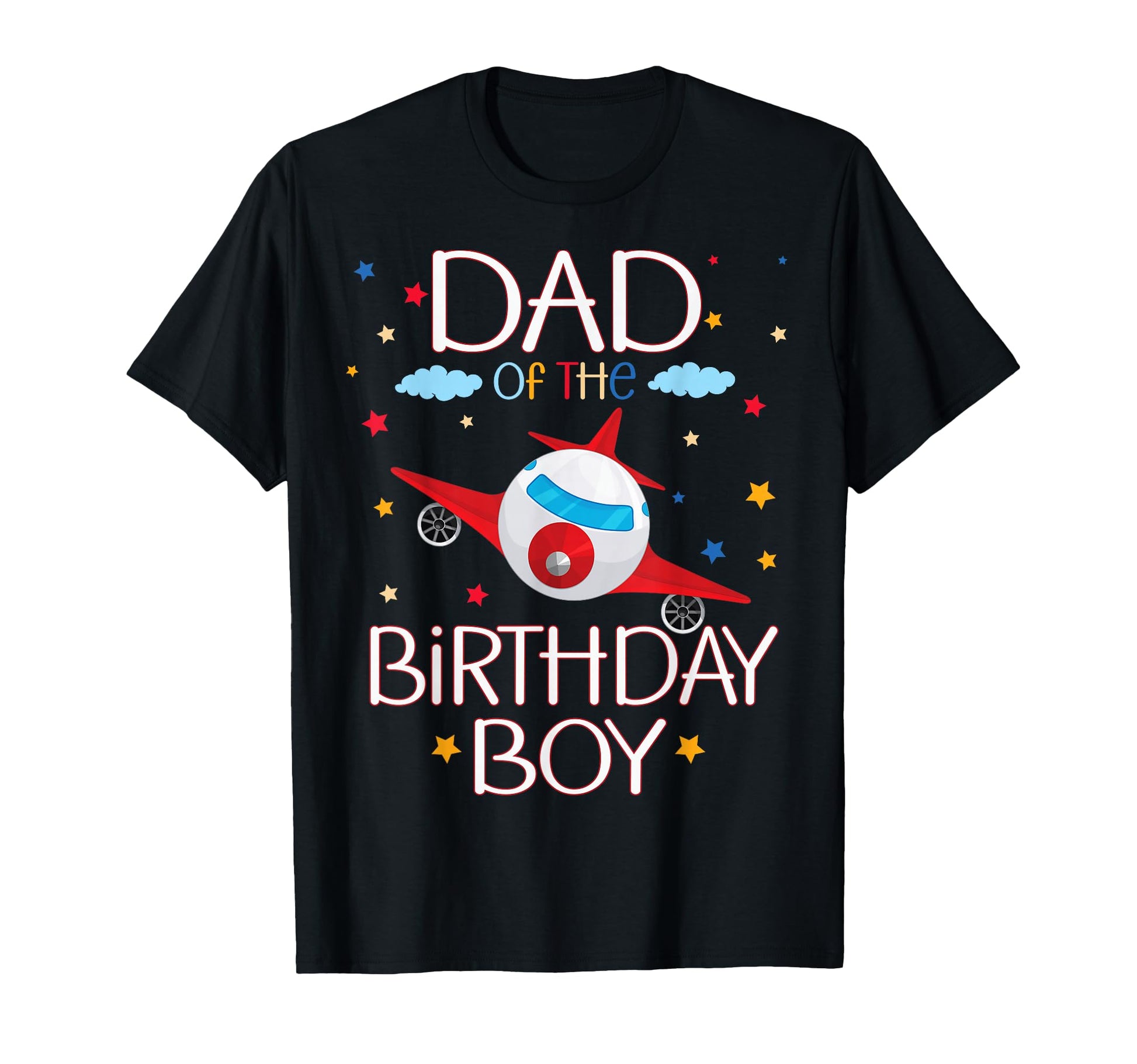 Dad Birthday Airplane Theme T-Shirt - Casual Everyday Wear Men Women - T-Shirt, Sweatshirt, Hoodie