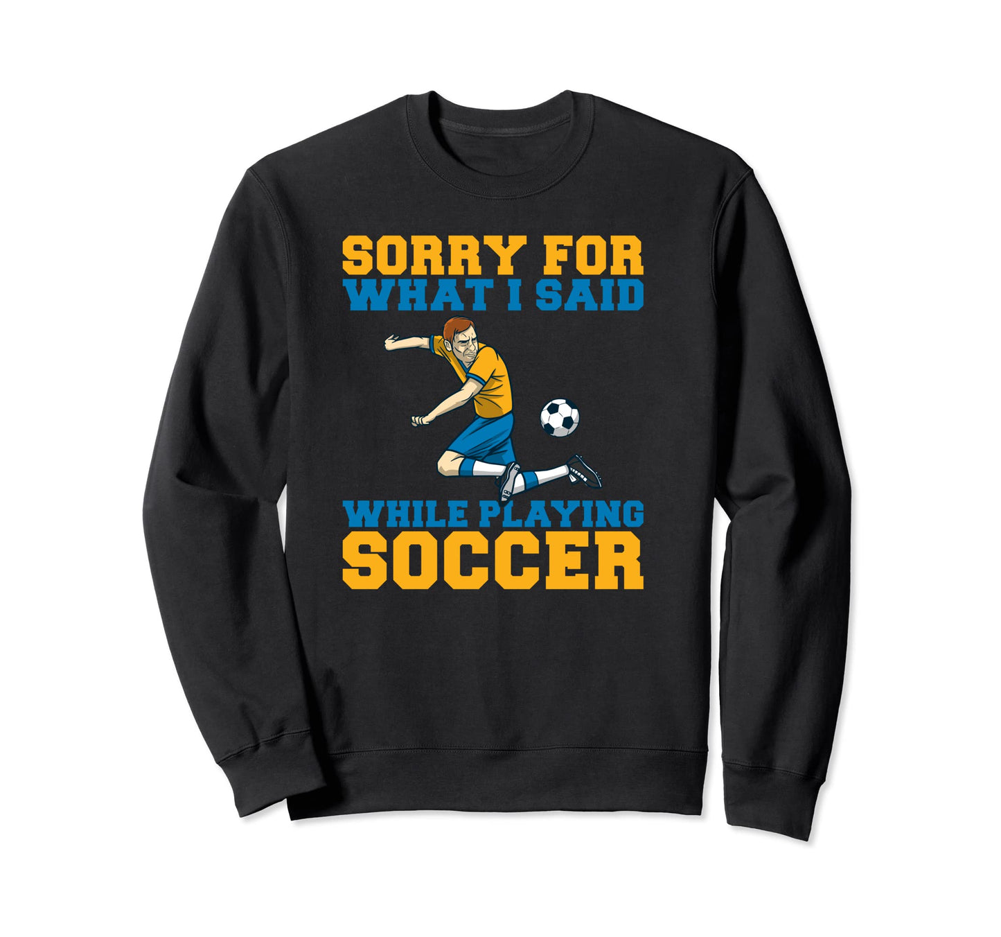 Sorry What I Said While Playing Sweatshirt - Aesthetic Graphic for Adults - T-Shirt, Sweatshirt, Hoodie