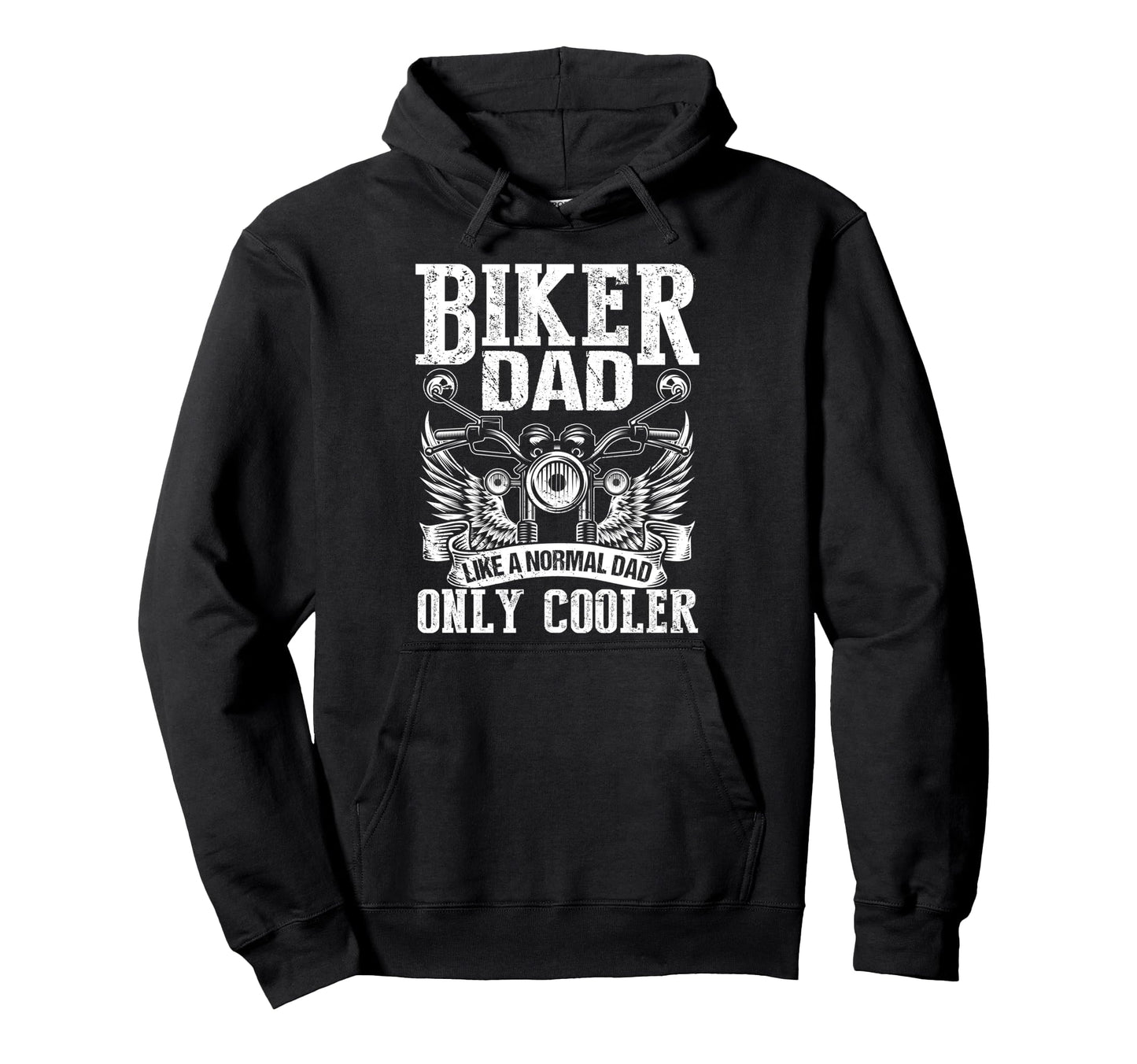 Father Rider Biker Dad Fathers Day Hoodie - Trendy Graphic for Adults - T-Shirt, Sweatshirt, Hoodie