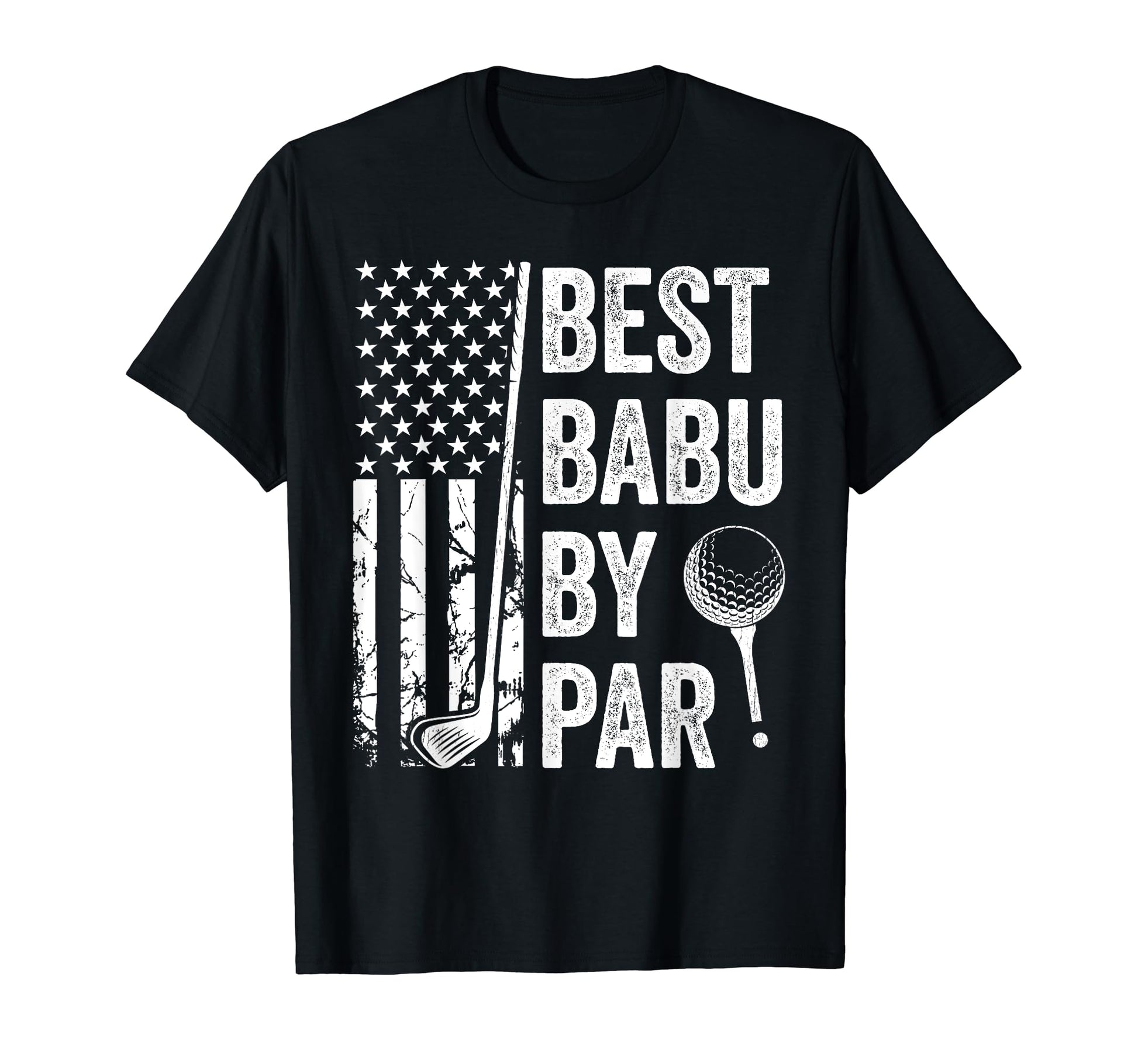 Best Babu Par Usa Flag Golf Fathers T-Shirt - Aesthetic Graphic Men Women - T-Shirt, Sweatshirt, Hoodie