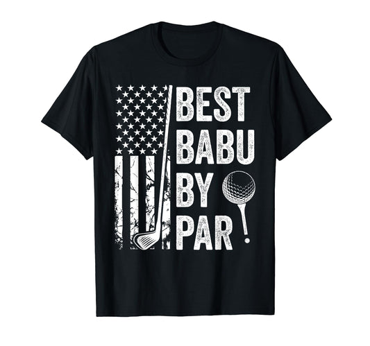 Best Babu Par Usa Flag Golf Fathers T-Shirt - Aesthetic Graphic Men Women - T-Shirt, Sweatshirt, Hoodie