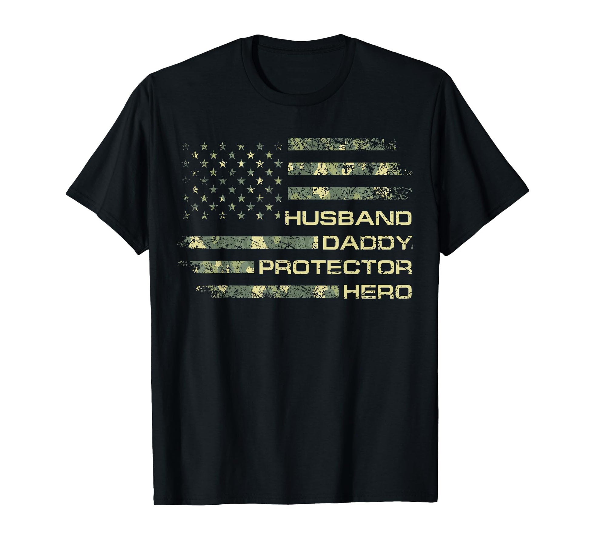 Husband Daddy Protector Hero Fathers T-Shirt - Aesthetic Graphic Men Women - T-Shirt, Sweatshirt, Hoodie