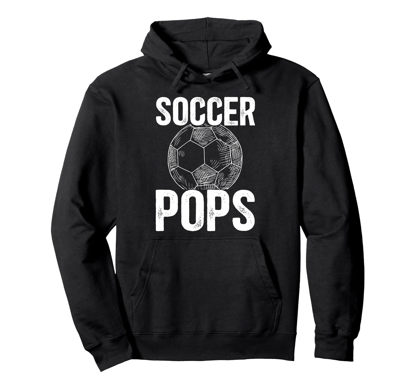 Soccer Pops Grandpa Pops Soccer Player Hoodie - Novelty Apparel for Adults - T-Shirt, Sweatshirt, Hoodie