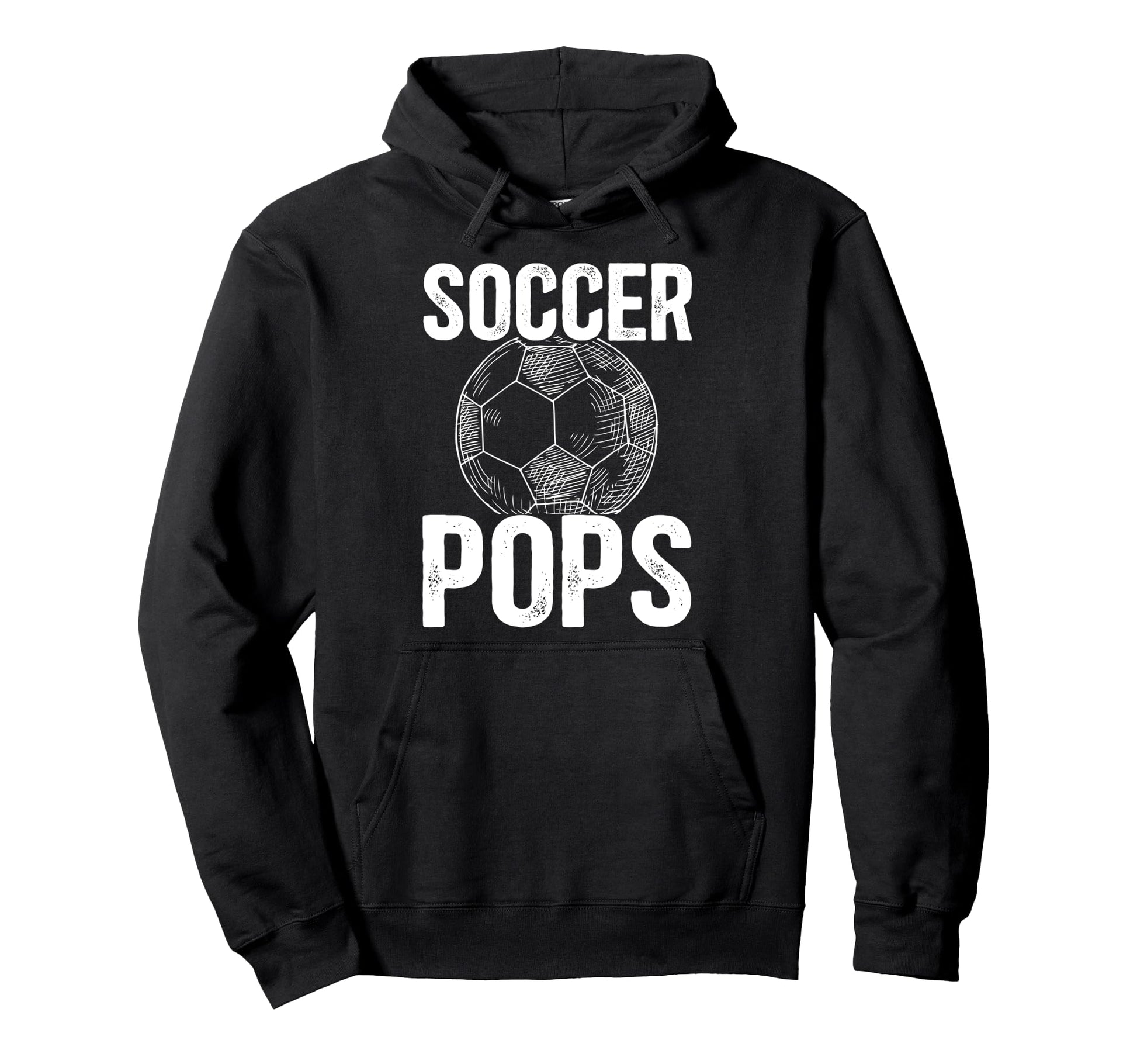 Soccer Pops Grandpa Pops Soccer Player Hoodie - Novelty Apparel for Adults - T-Shirt, Sweatshirt, Hoodie