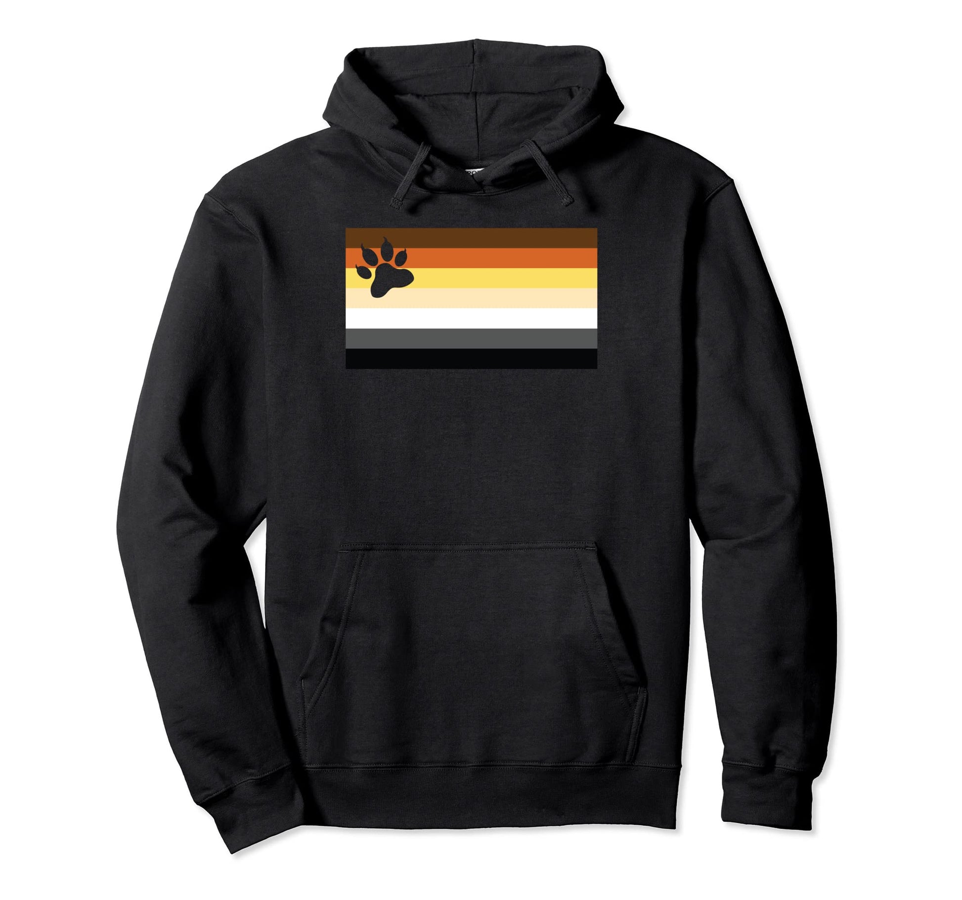 Lgbt Papa Mens Gay Pride Month Paw Gay Hoodie - Graphic Print Men Women - T-Shirt, Sweatshirt, Hoodie