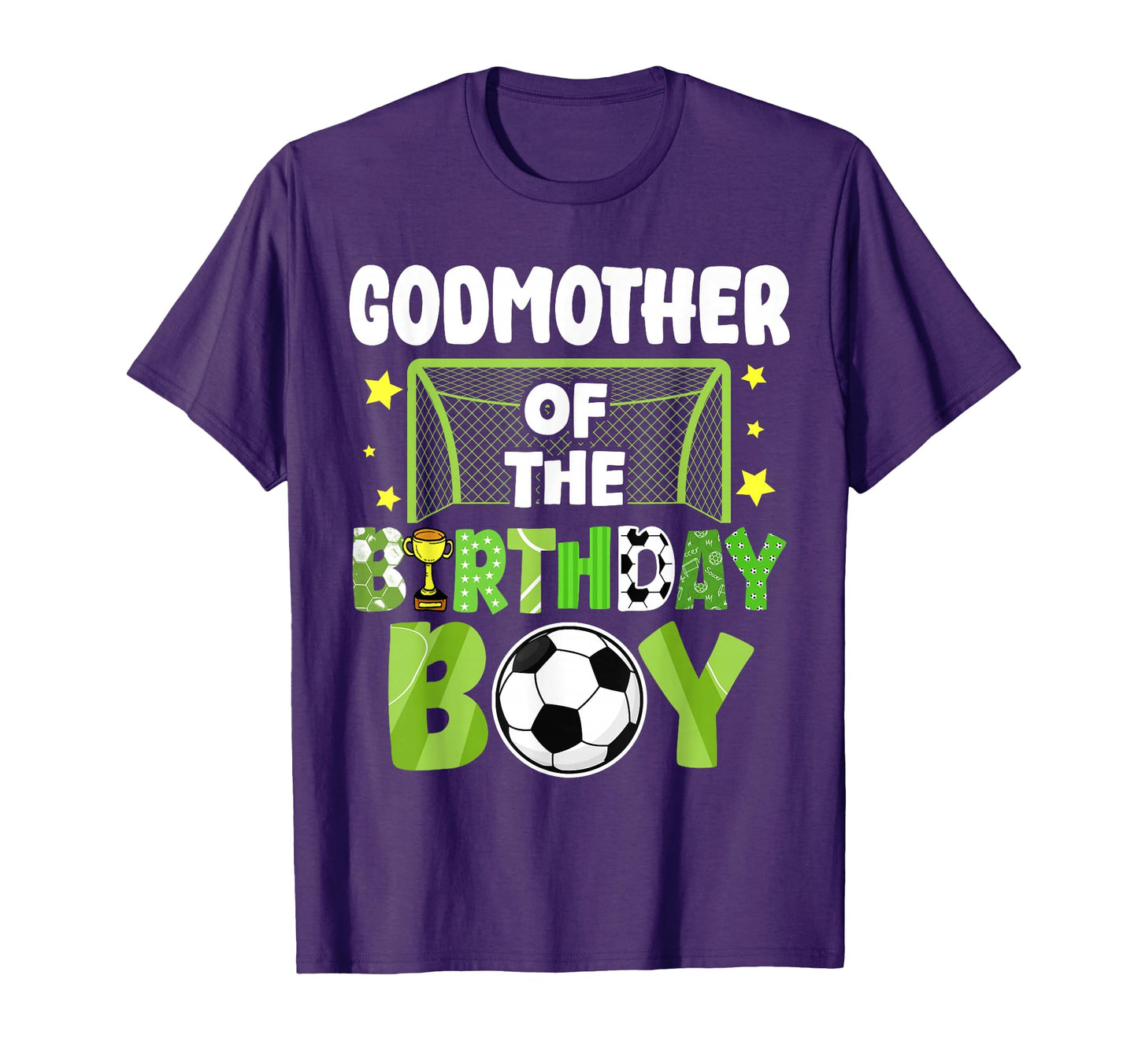 Soccer Godmother Birthday Party Soccer T-Shirt - Custom Art Print Unisex - T-Shirt, Sweatshirt, Hoodie