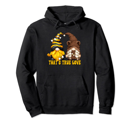 Anniversary True Love Couples Honey Bee Hoodie - Trendy Graphic for Adults - T-Shirt, Sweatshirt, Hoodie