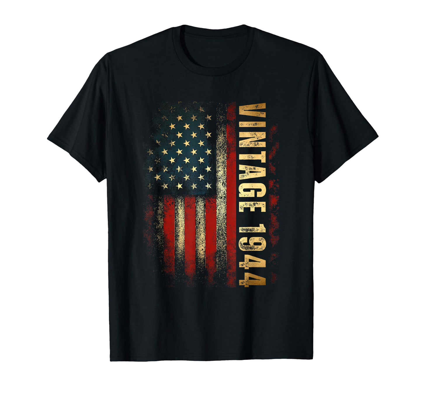 1944 American Flag 81St Birthday 81 T-Shirt - Novelty Apparel for Adults - T-Shirt, Sweatshirt, Hoodie