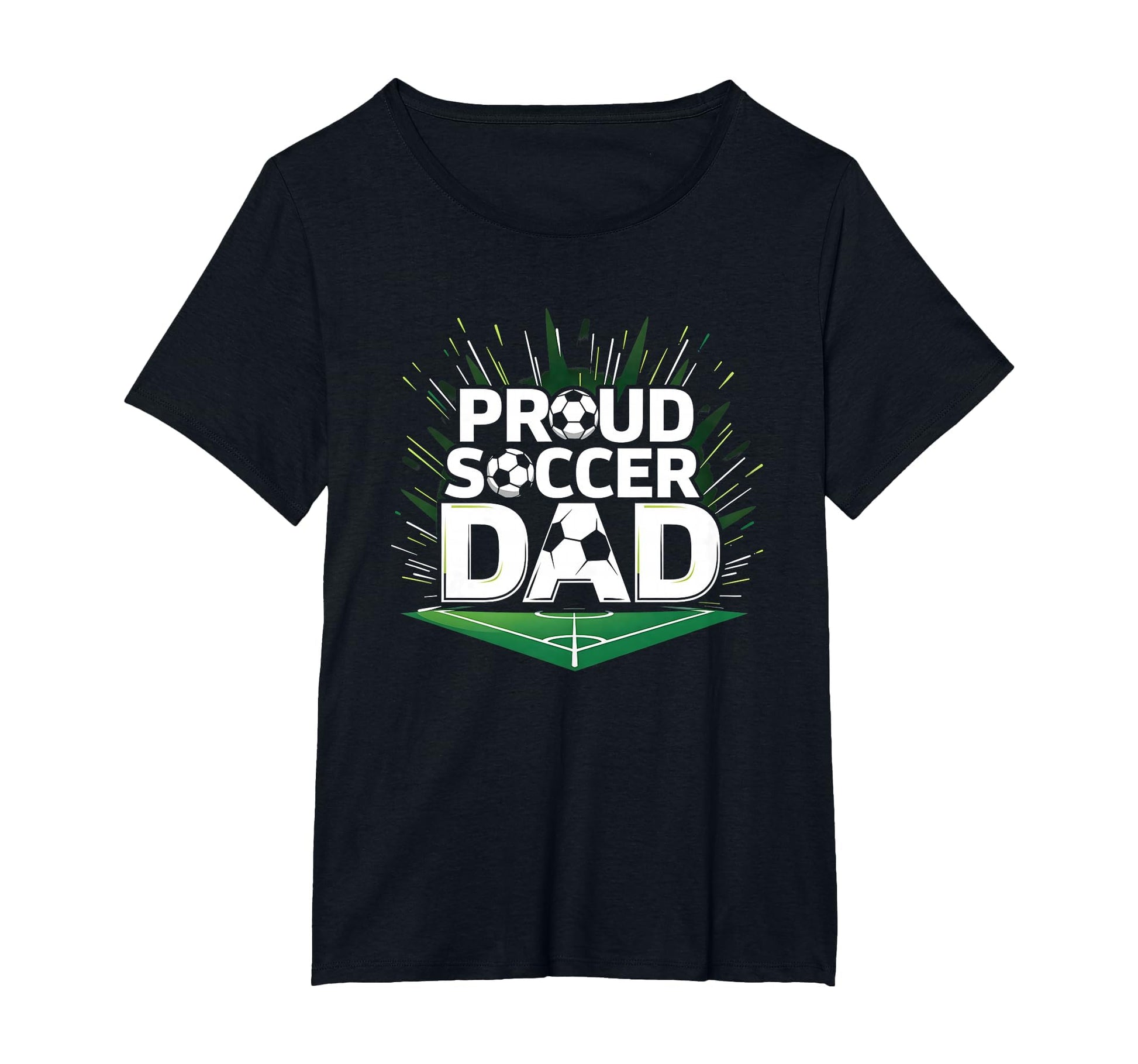 Proud Soccer Dad Cheering Sideline T-Shirt - Trendy Graphic for Adults - T-Shirt, Sweatshirt, Hoodie