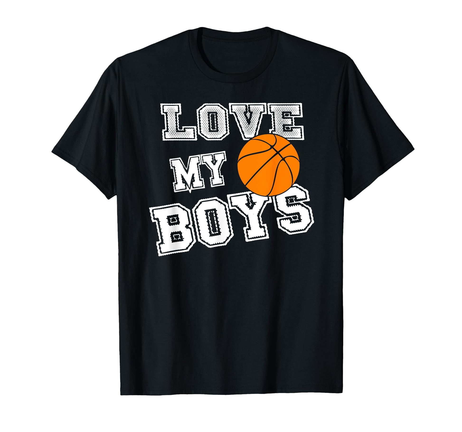 I Love My Mom Dad Basketball Parent T-Shirt - Fun Novelty Design Men Women - T-Shirt, Sweatshirt, Hoodie
