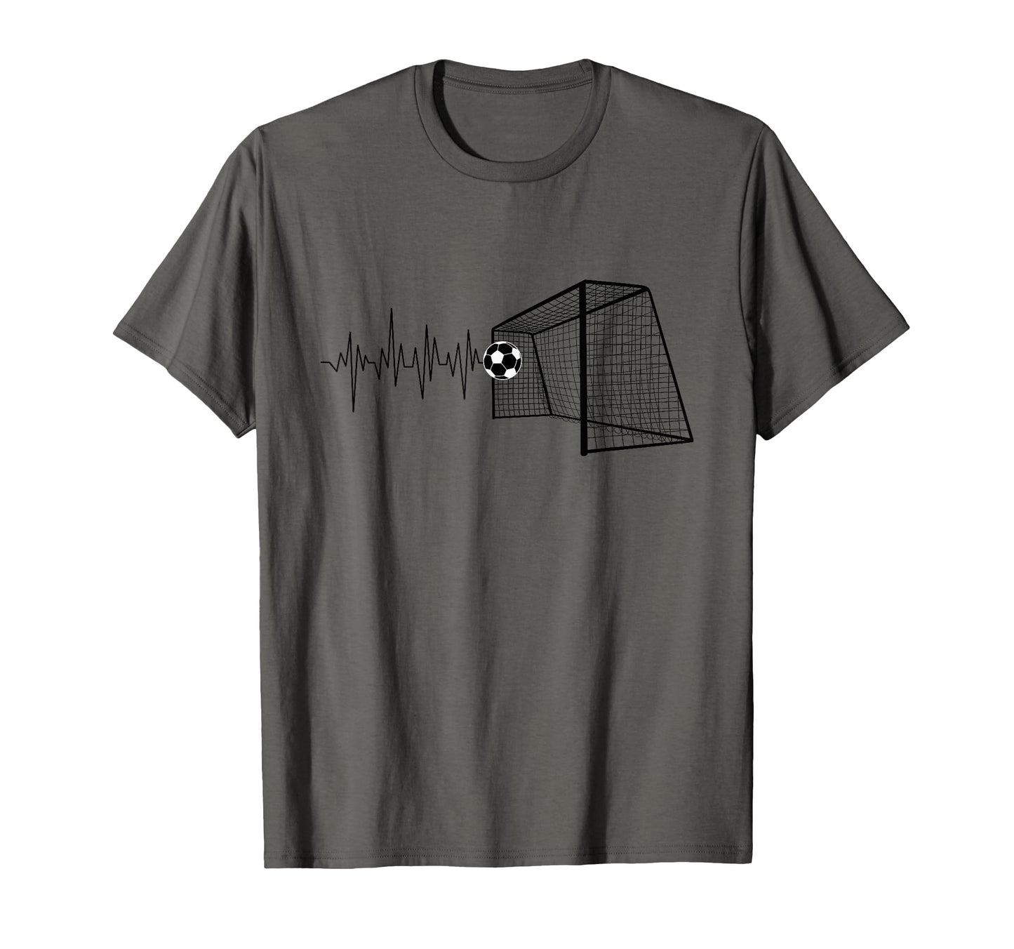 Funny Soccer Heartbeat Ecg Football T-Shirt - Streetwear Style for Adults - T-Shirt, Sweatshirt, Hoodie