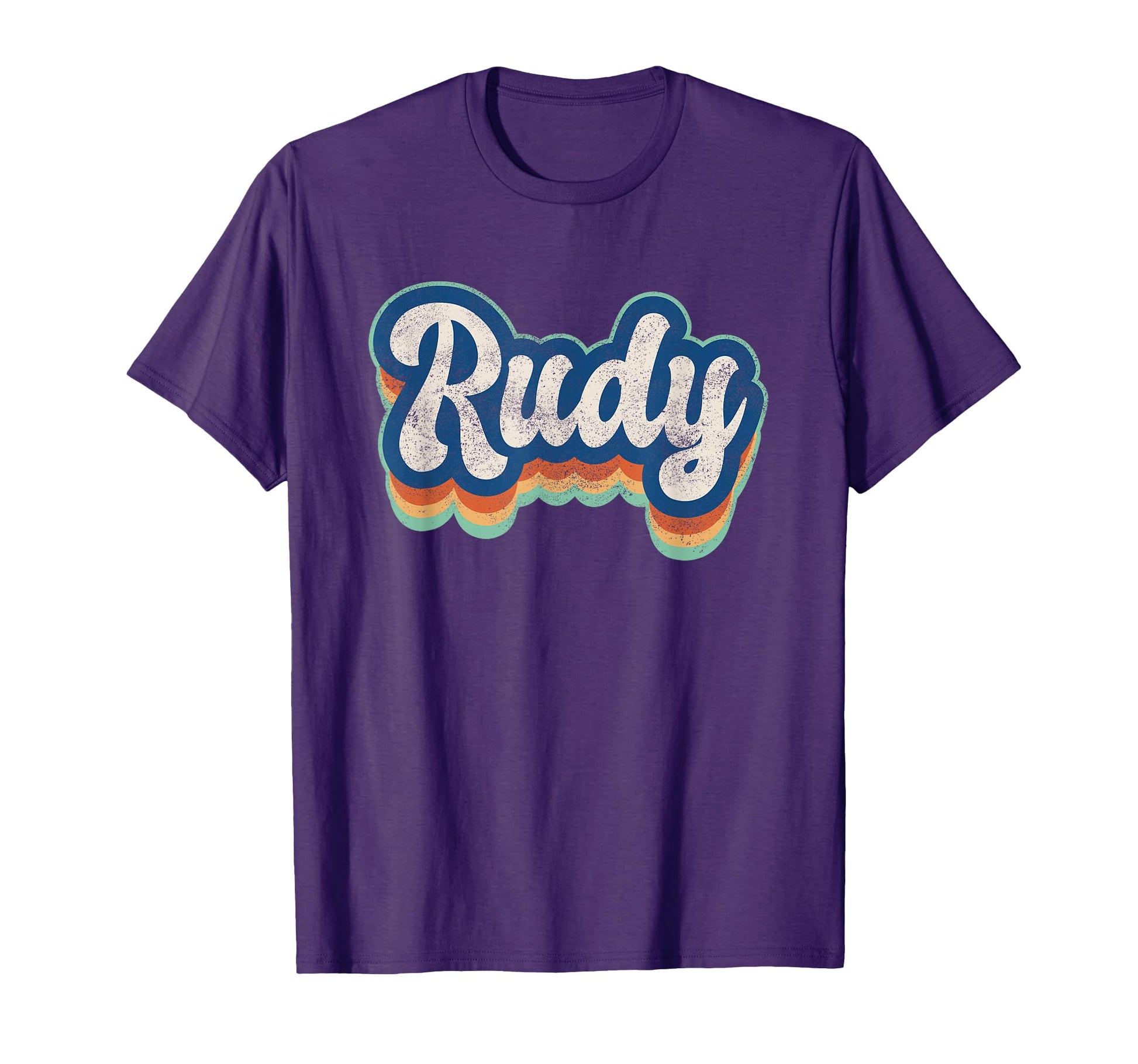 Rudy First Name 70S 80S Personalized T-Shirt - Streetwear Style for Adults - T-Shirt, Sweatshirt, Hoodie