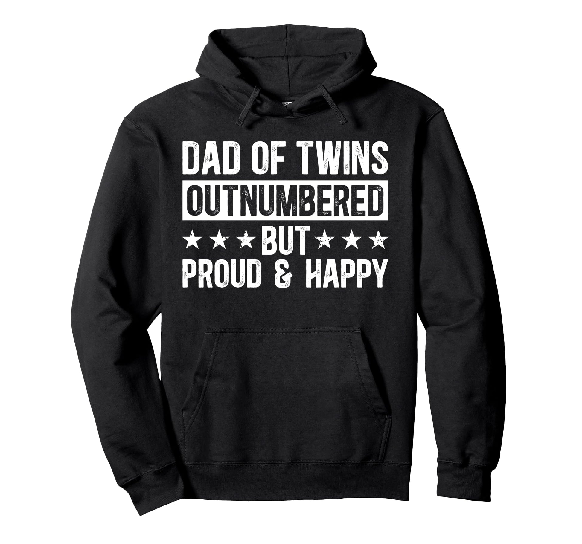 Twin Dad Twins Outnumbered Twin Father Twins Hoodie - Unique Graphic Unisex - T-Shirt, Sweatshirt, Hoodie