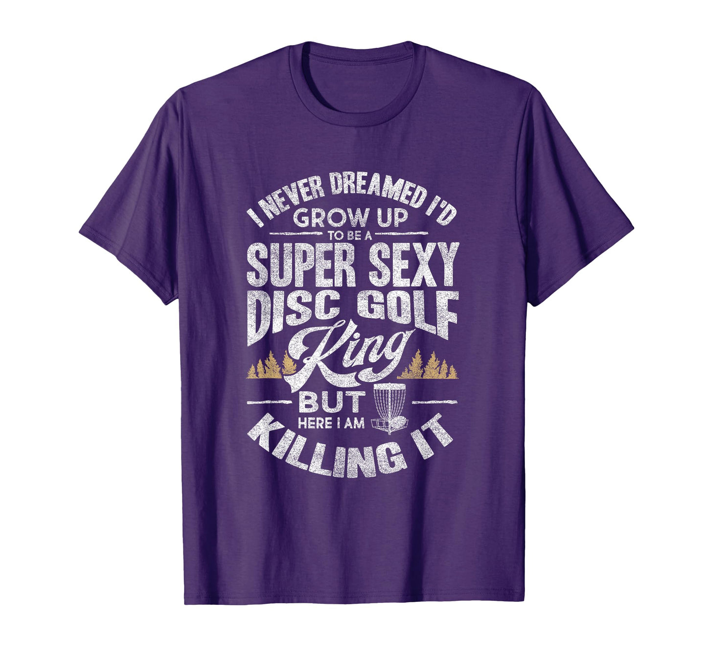 Funny Disc Golf Husband Fathers Day T-Shirt - Minimalist Print for Adults - T-Shirt, Sweatshirt, Hoodie