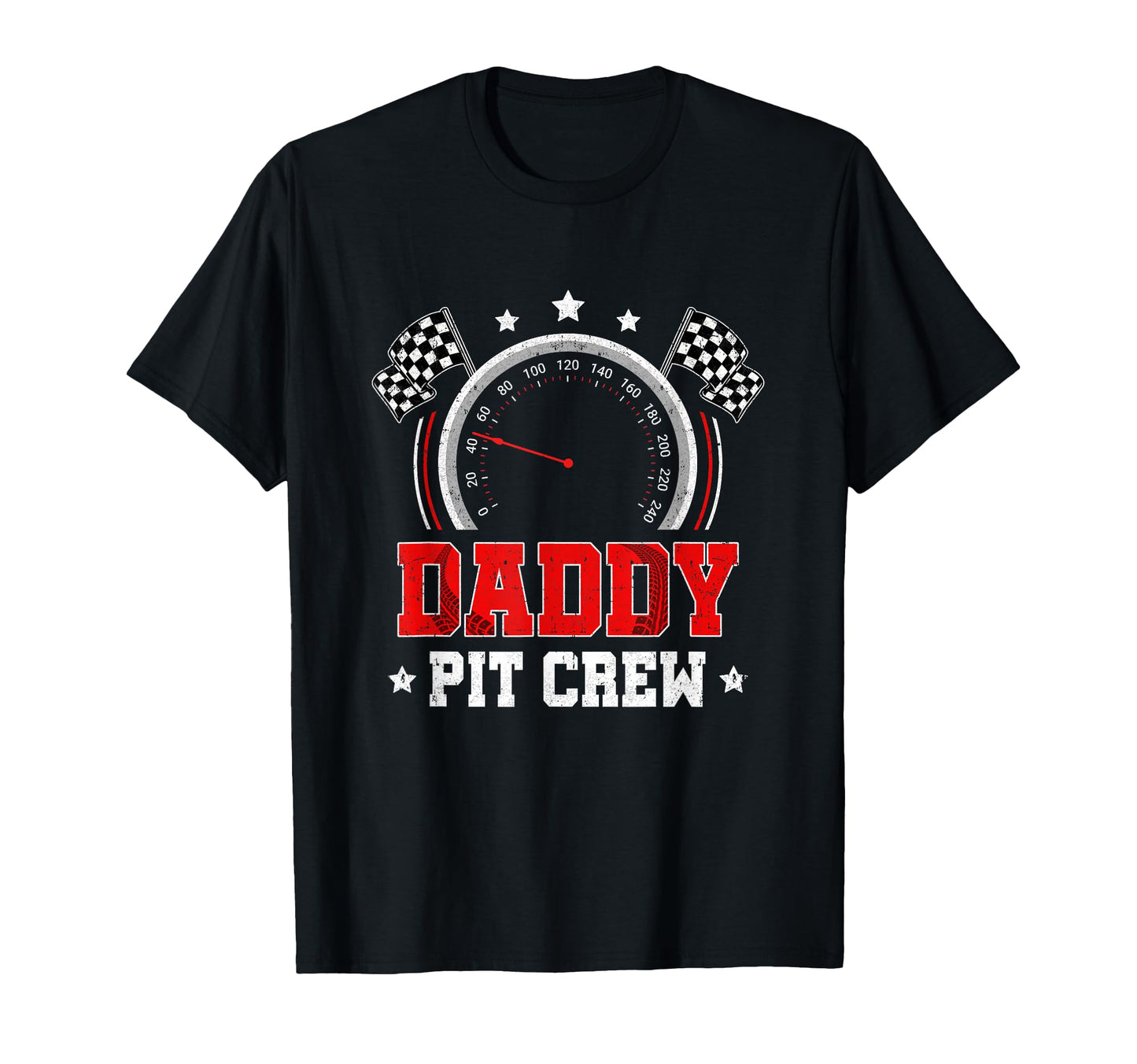 Daddy Pit Crew Race Car Birthday T-Shirt - Custom Art Print for Adults - T-Shirt, Sweatshirt, Hoodie